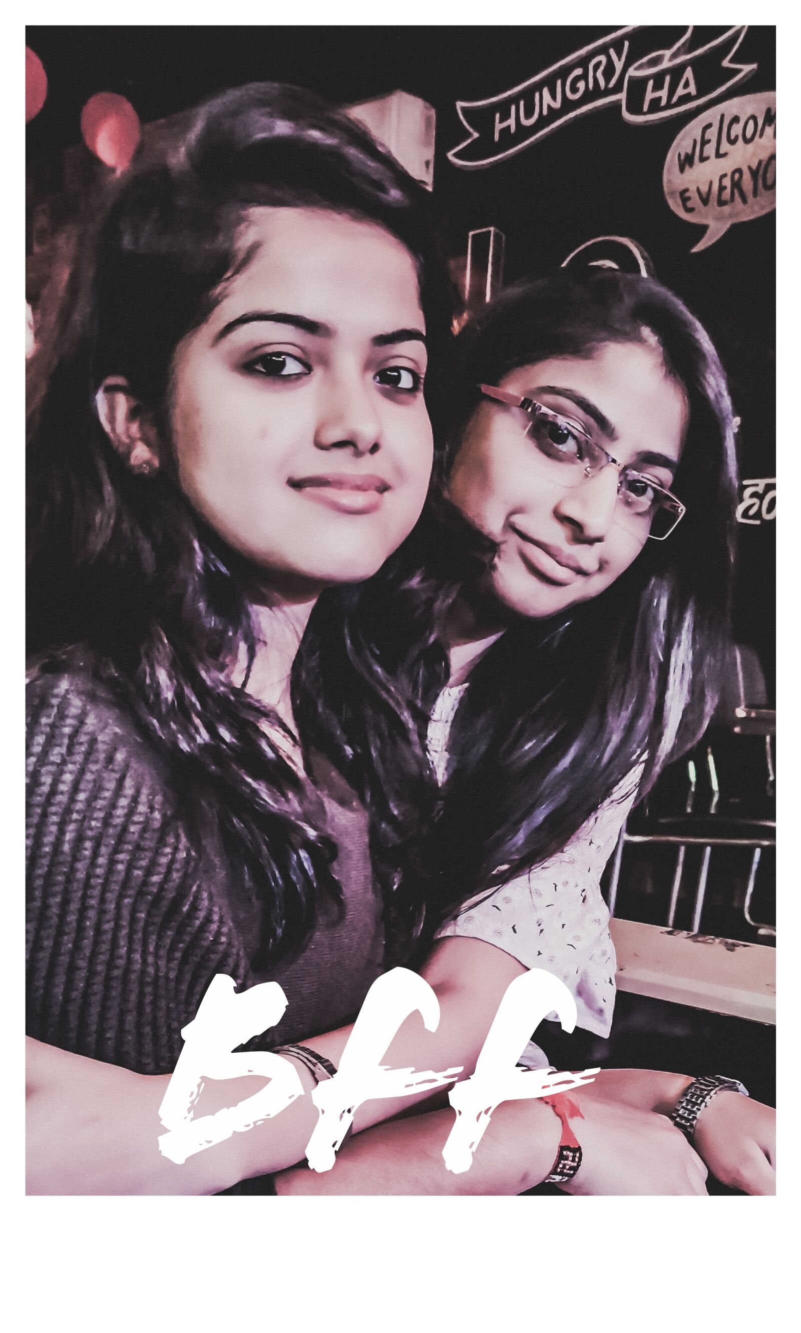 Realme XT sample photo. Friendship, girls, bff photography