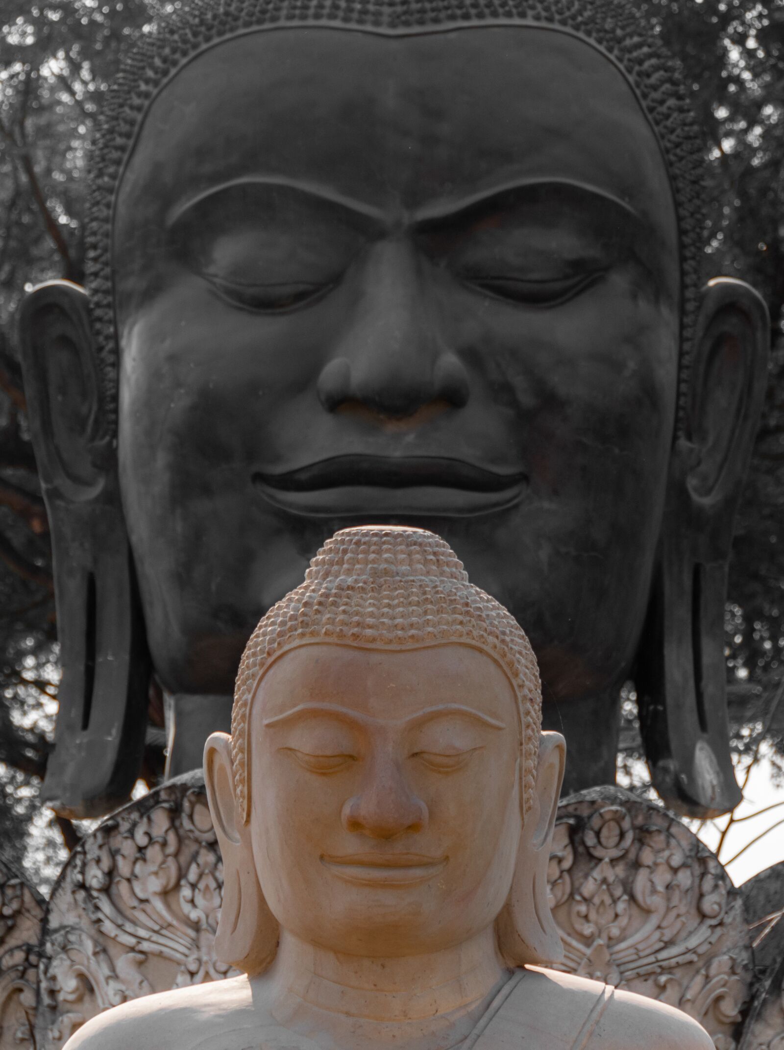 Nikon D5600 sample photo. Buddha, head, statue photography