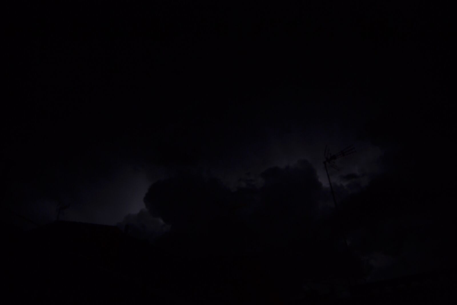 Nikon D3100 sample photo. Storm, sky, night photography