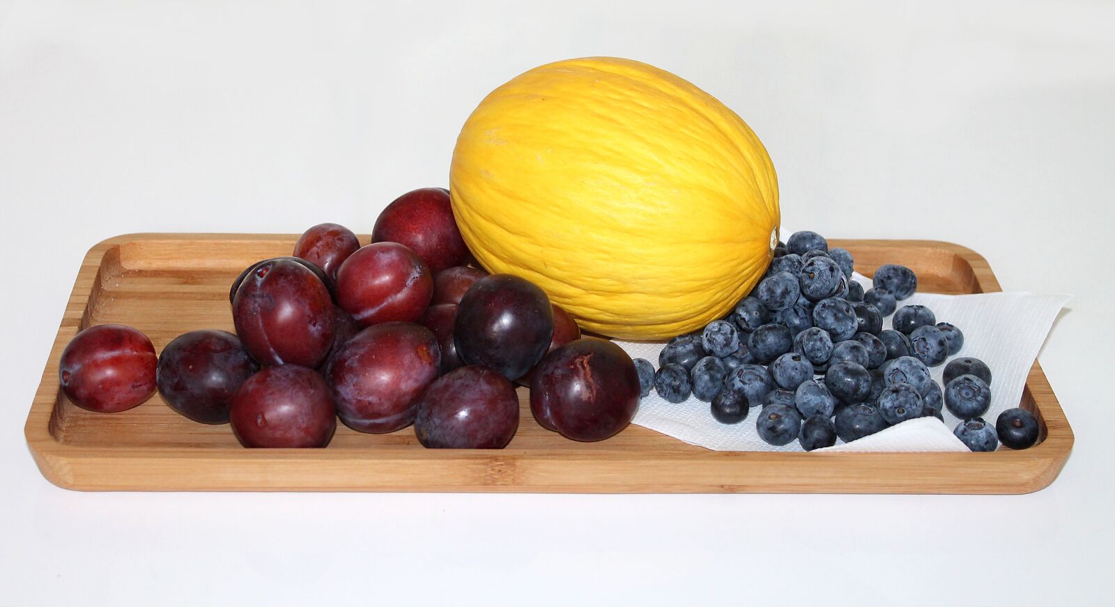 Canon EOS 1100D (EOS Rebel T3 / EOS Kiss X50) sample photo. Fruit, plums, honeydew melon photography