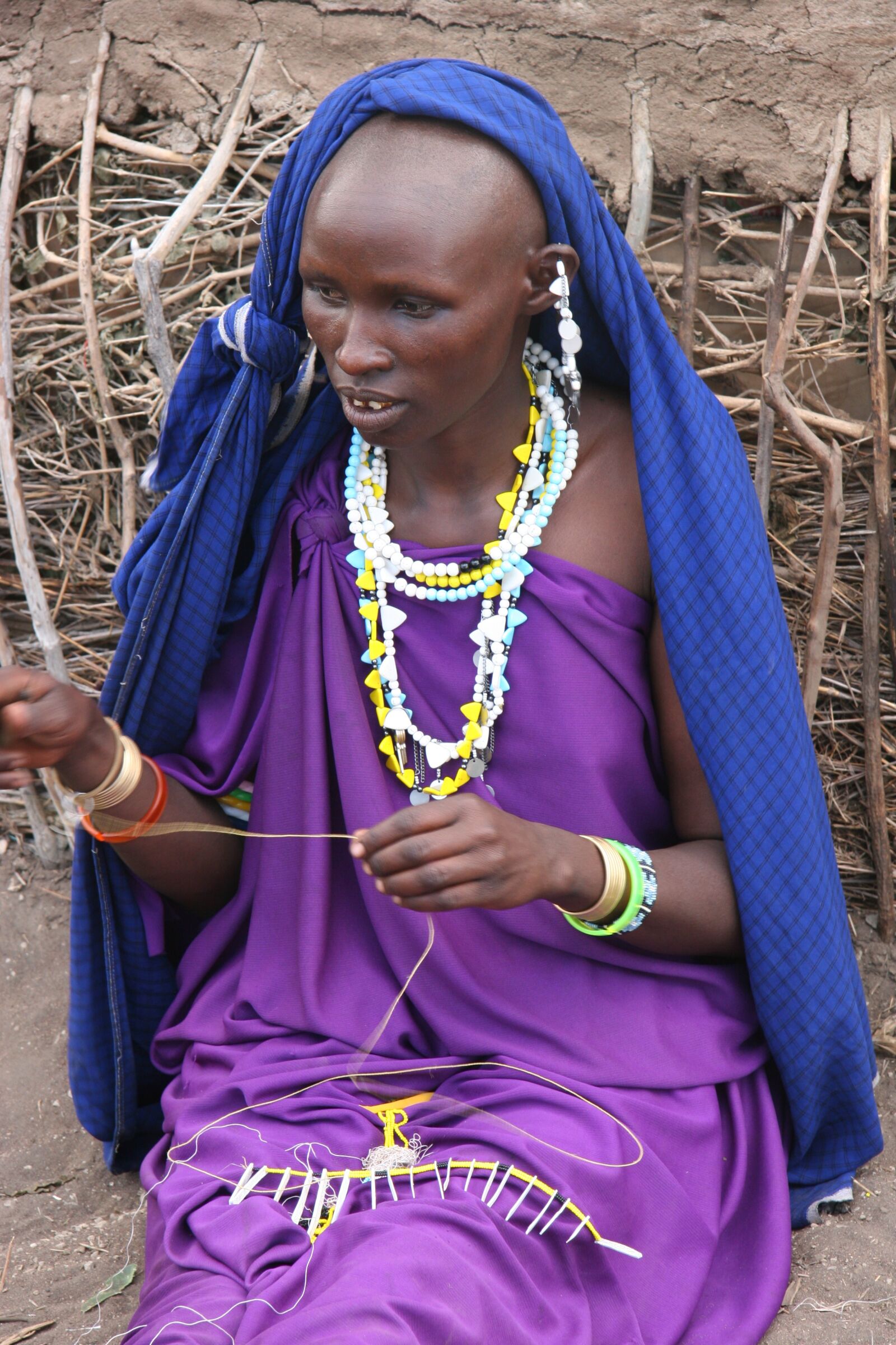 Canon EOS 20D sample photo. Masai, woman, africa photography