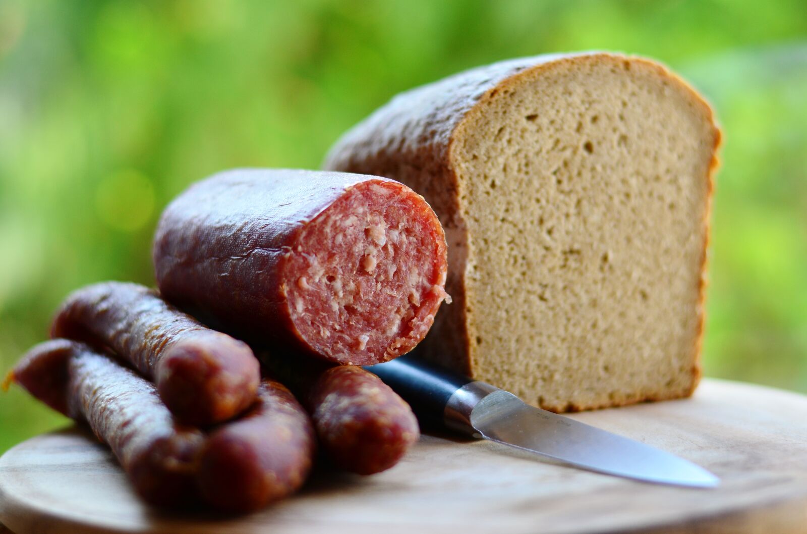 Nikon D5200 sample photo. Sausage, mettwurst, cured meats photography