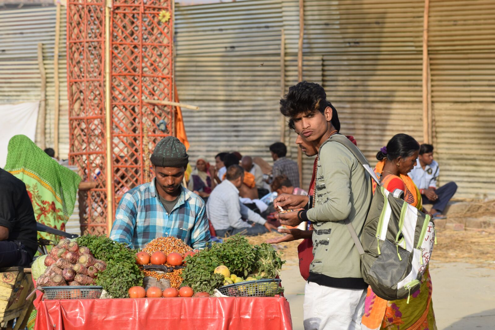 Nikon D3300 sample photo. Food, vendor, market photography