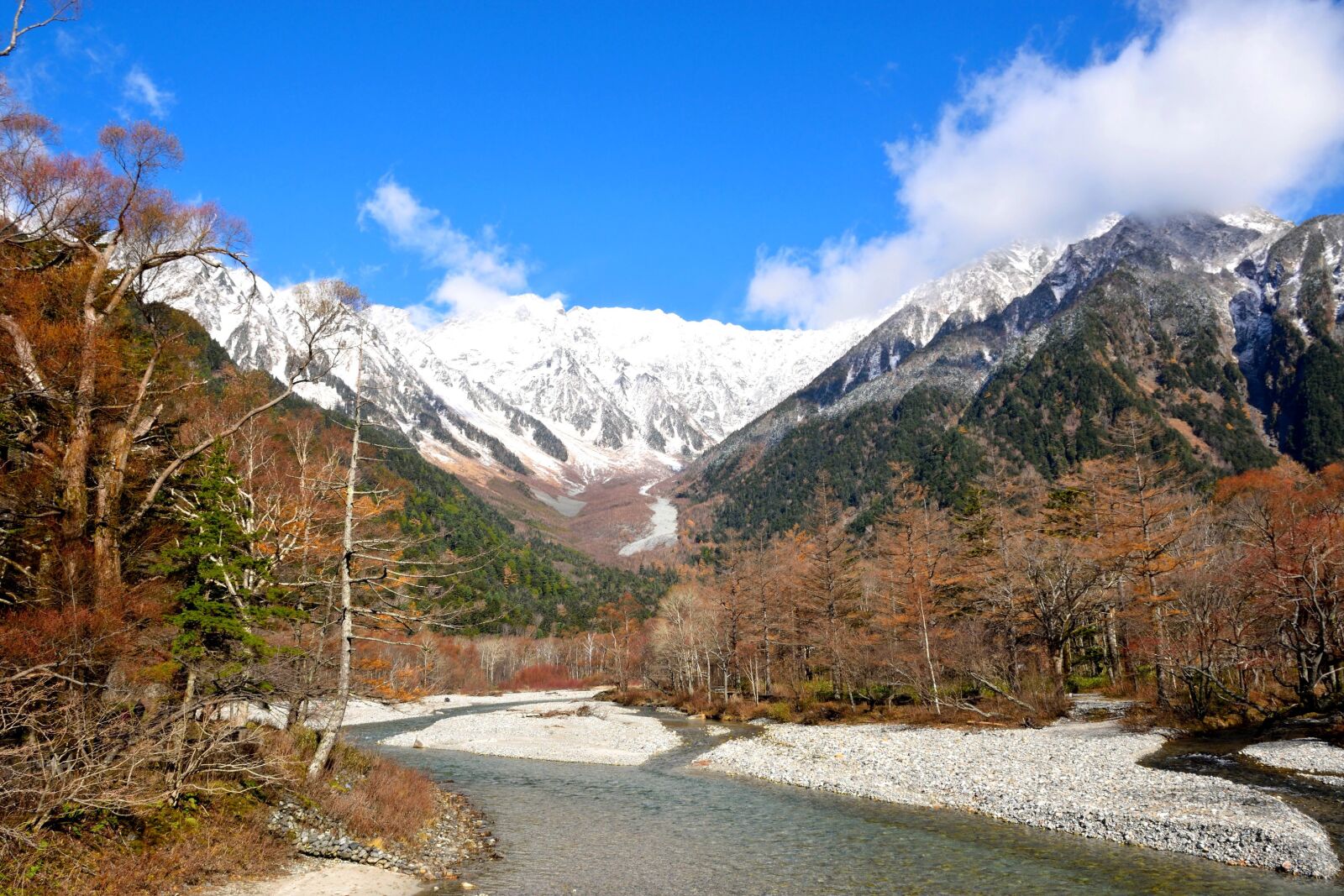Nikon D5300 sample photo. Mountain, river, japan photography