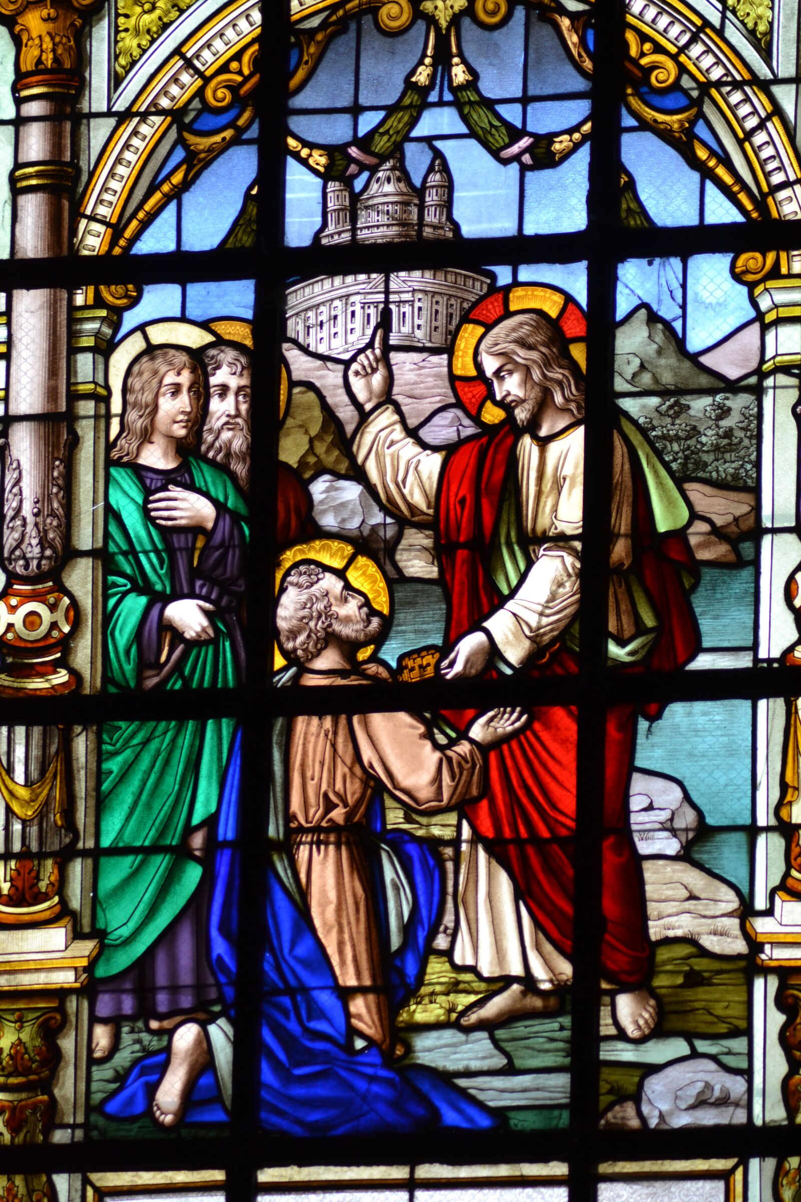 Nikon D3100 sample photo. Stained glass, window, church photography