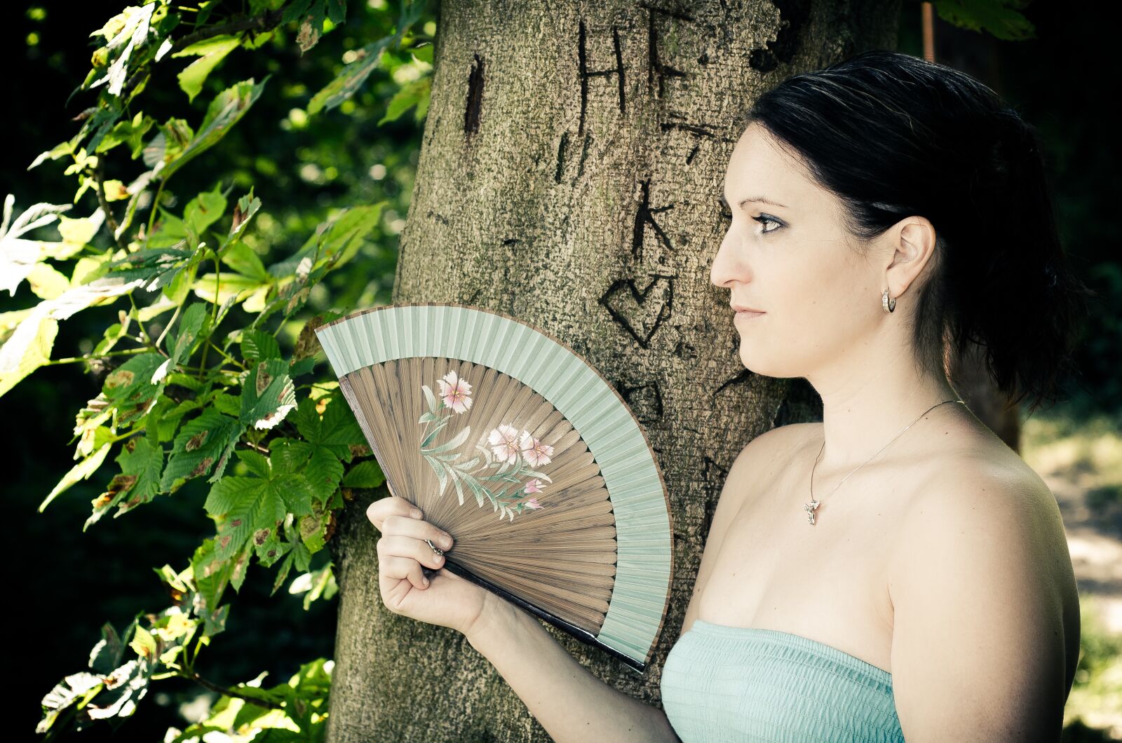 Nikon D7000 sample photo. Fantail, model, girl photography