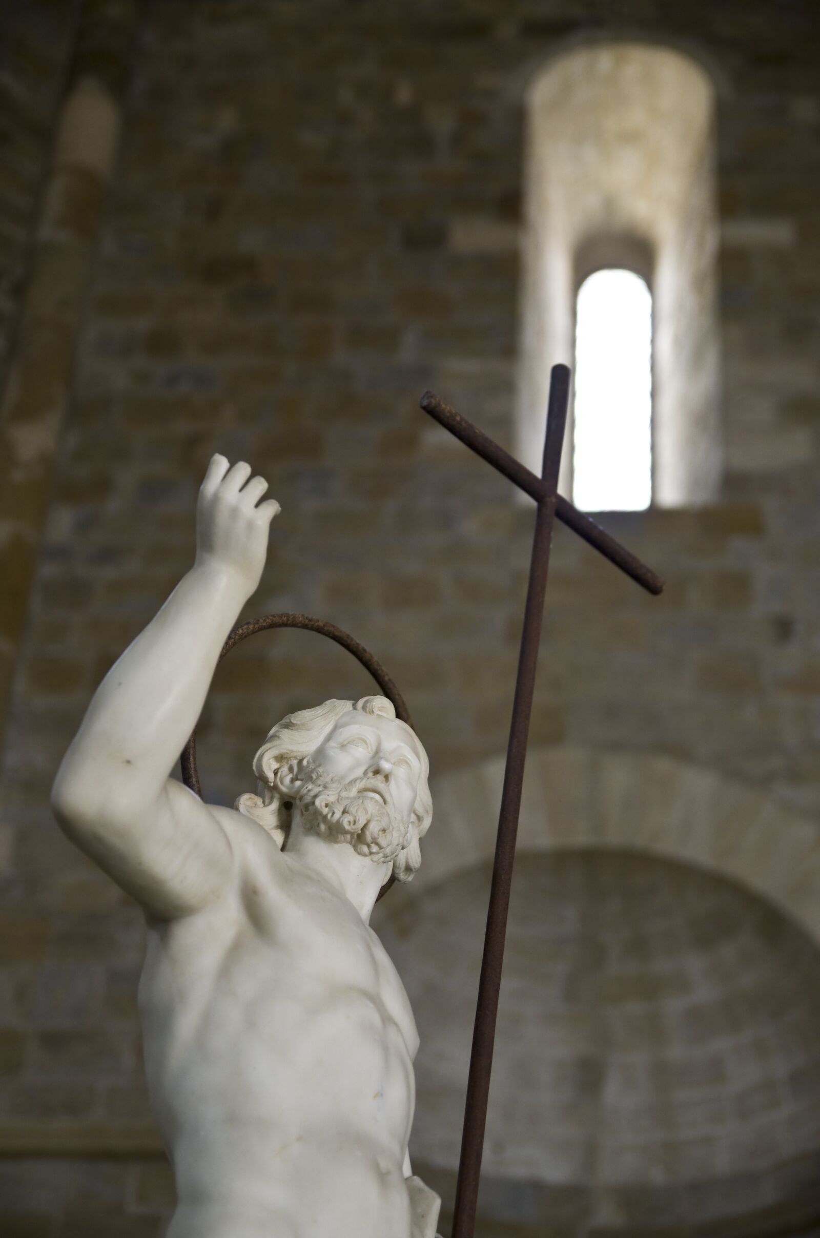 Pentax K-30 sample photo. Volterra, baptistery, christ photography