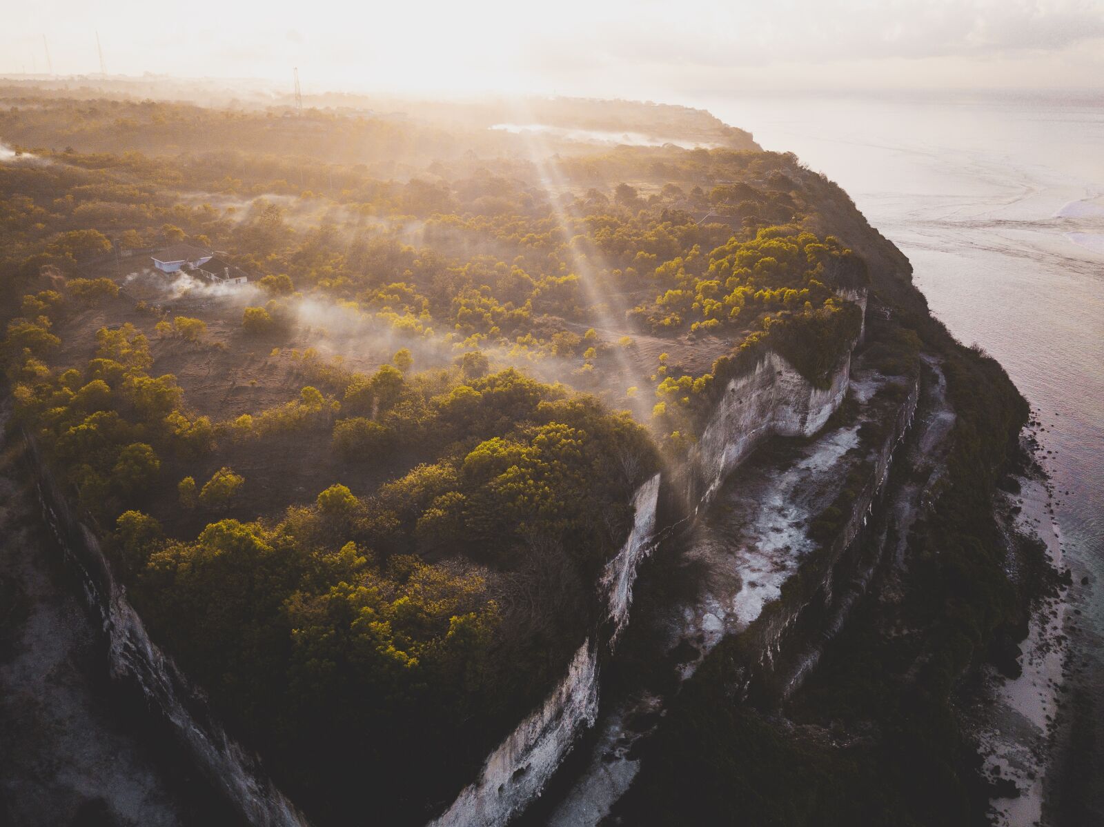 DJI FC220 sample photo. Shore, sea, cliffs photography