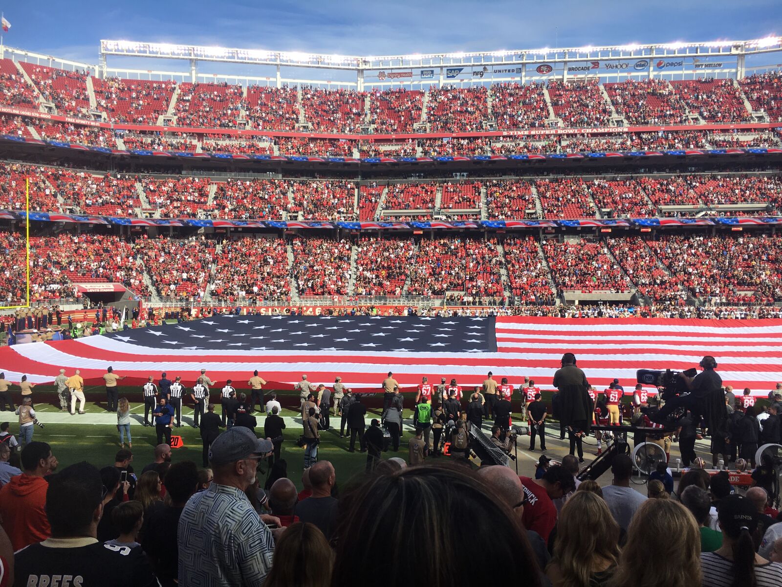 Apple iPhone 6s sample photo. American, football, stadium photography