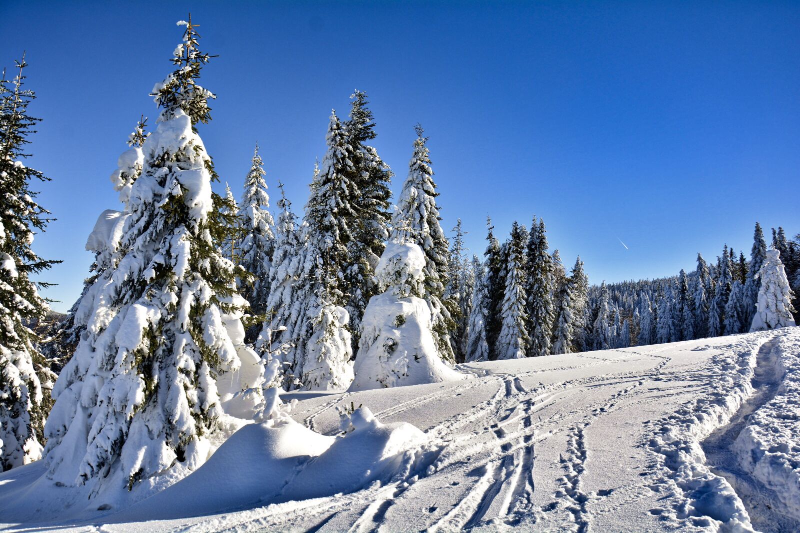 Nikon D7100 sample photo. Winter, mountains, snow photography