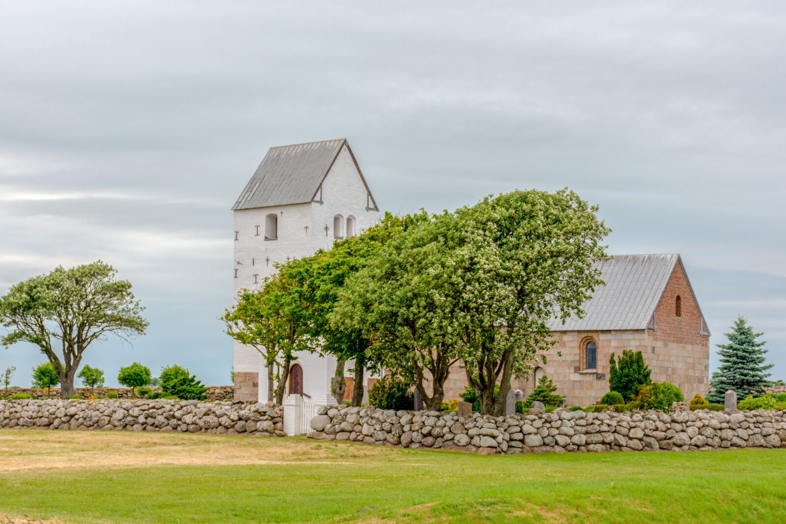Nikon D7200 sample photo. Church, trees, air photography