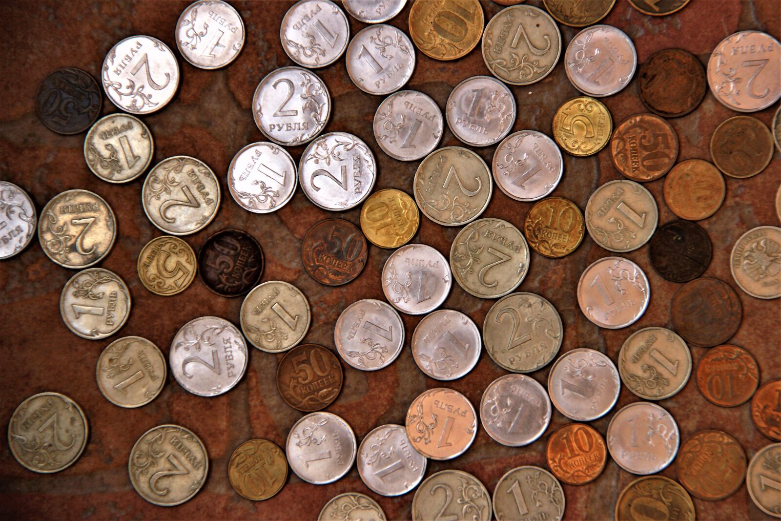 Canon EOS 550D (EOS Rebel T2i / EOS Kiss X4) sample photo. Coins, kopek, money photography