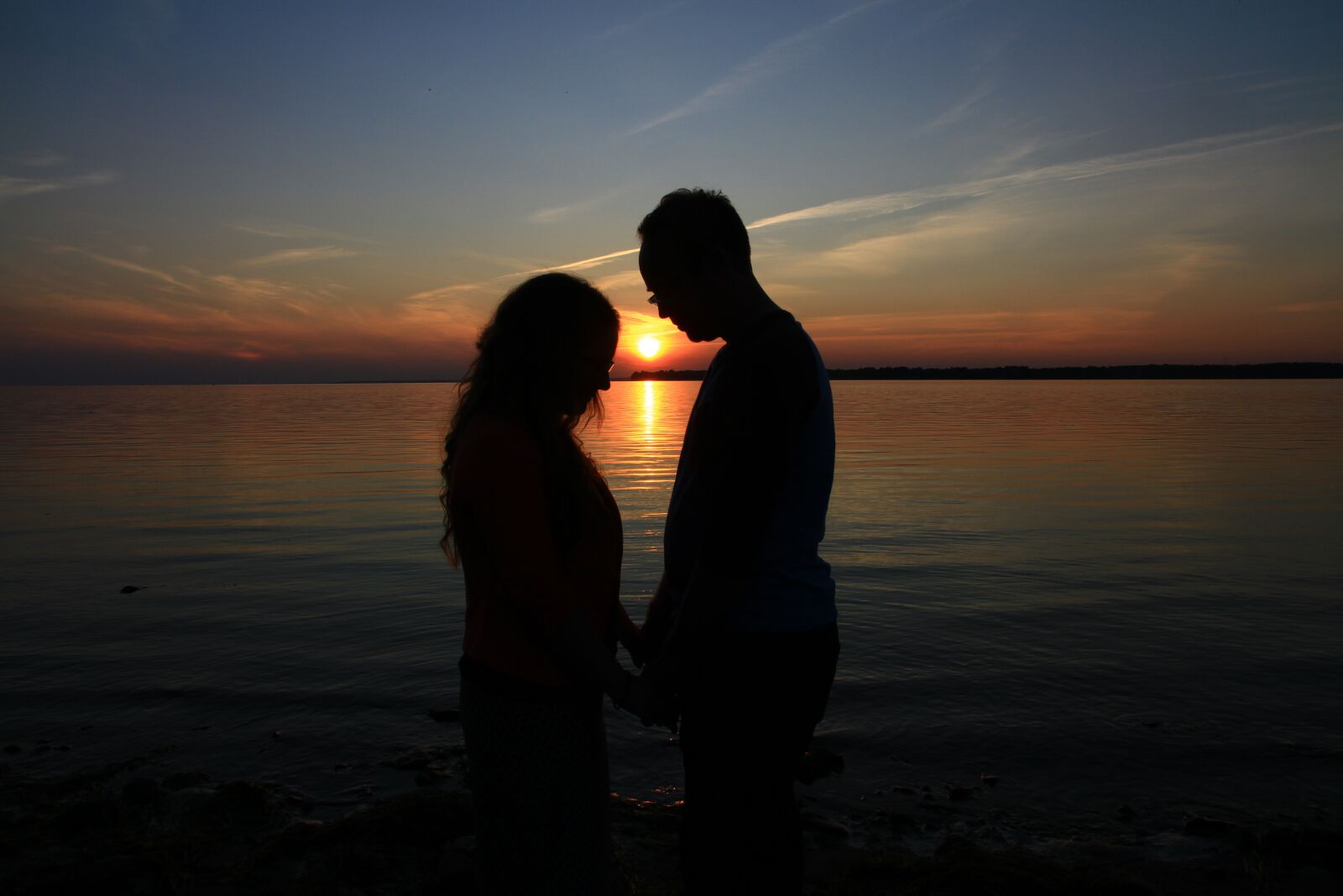 Canon EOS 7D sample photo. Prayer, couple, sunset photography
