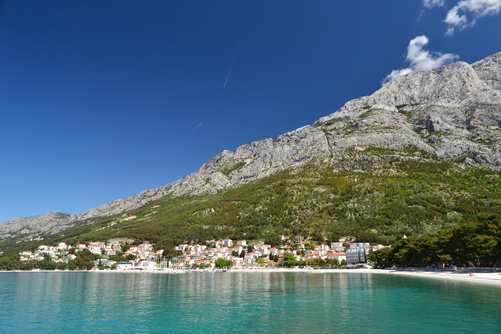 Nikon D3100 sample photo. Croatia, sea, mountains photography