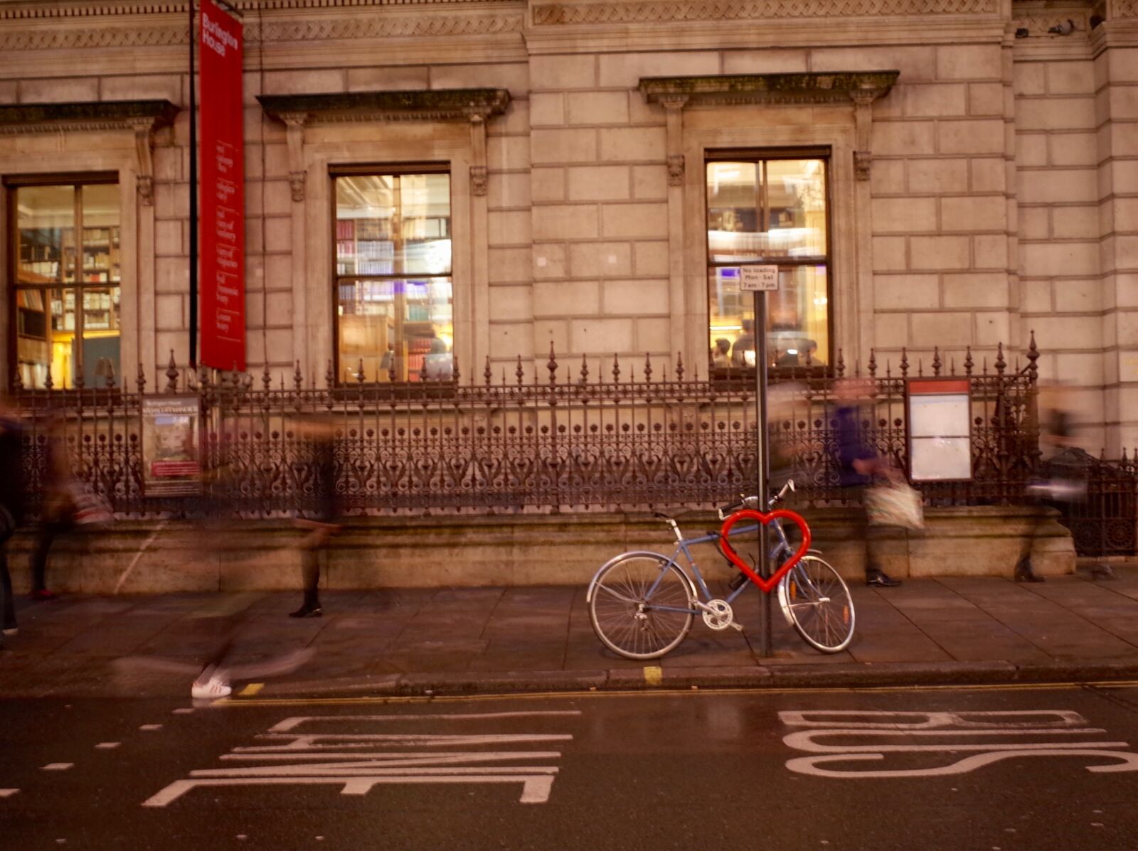 Ricoh GR + GR Lens sample photo. Bike, heart, london photography