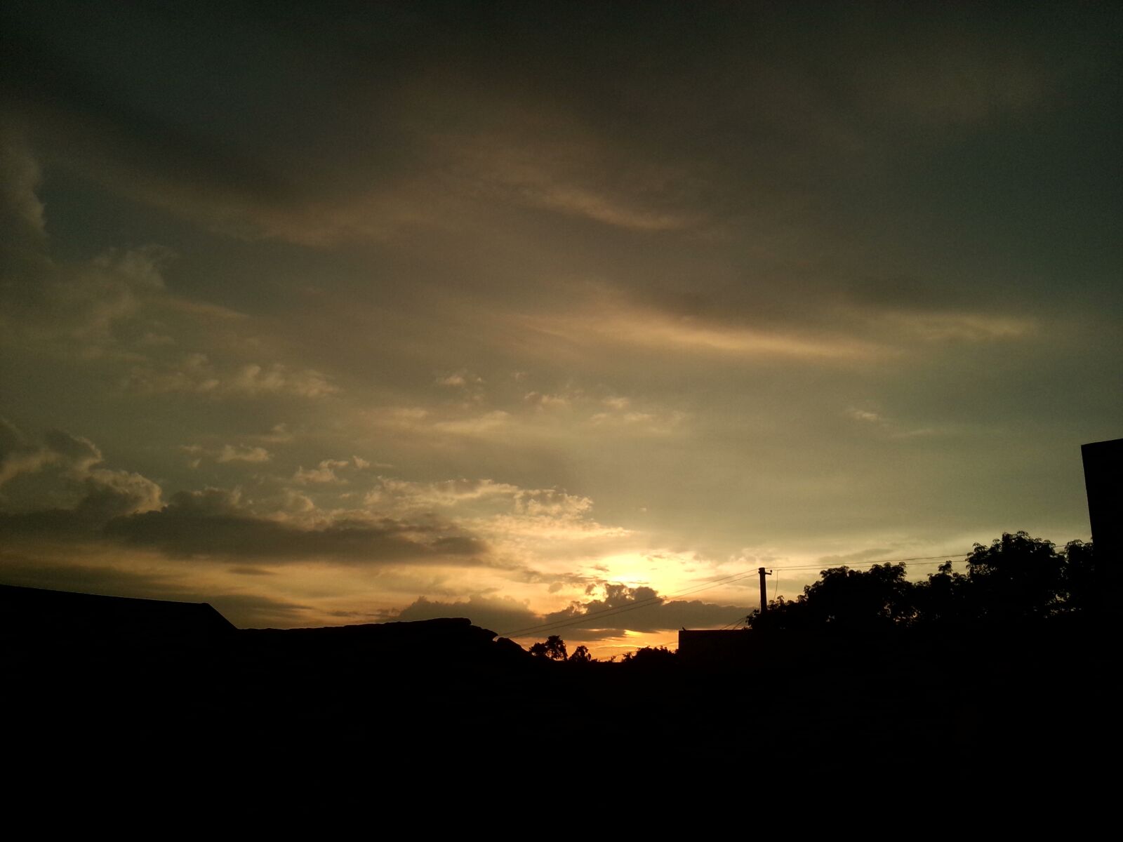 Meizu MX(35) sample photo. Outdoor, sunset, silhouette photography