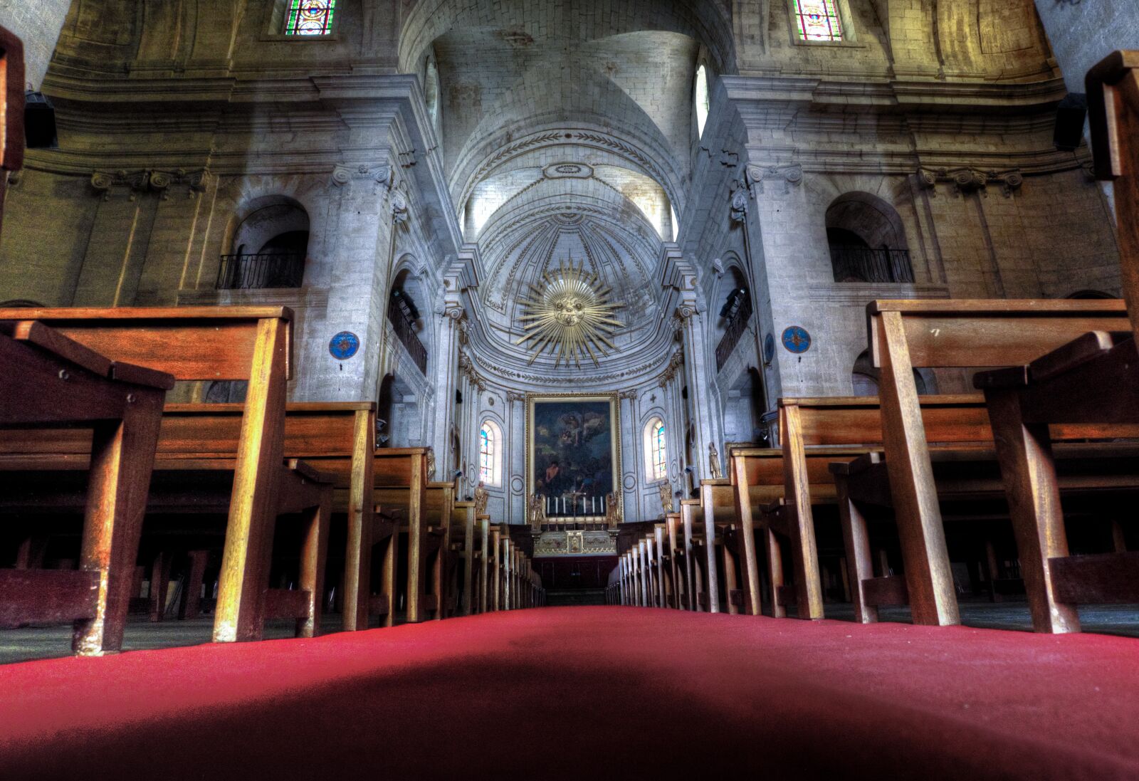 Nikon D610 sample photo. Church, interior, hdr photography