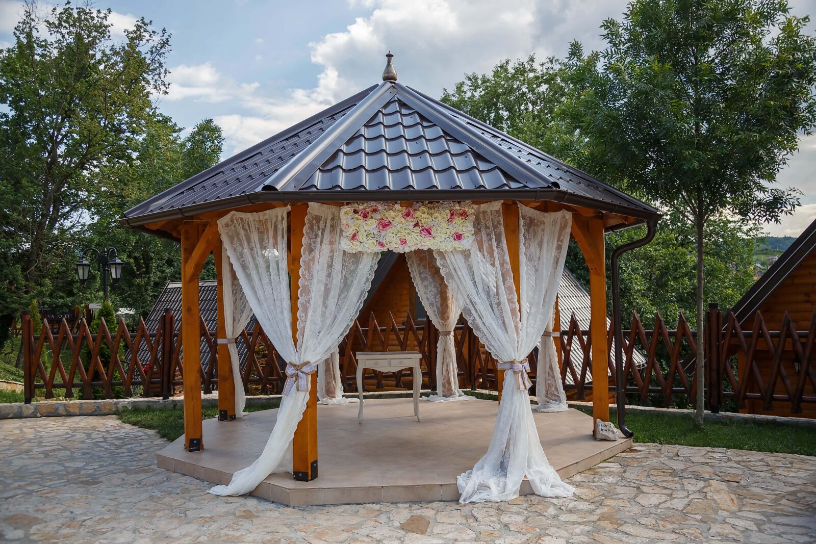 Canon EF 24-105mm F4L IS USM sample photo. Wedding venue, backyard, vintage photography