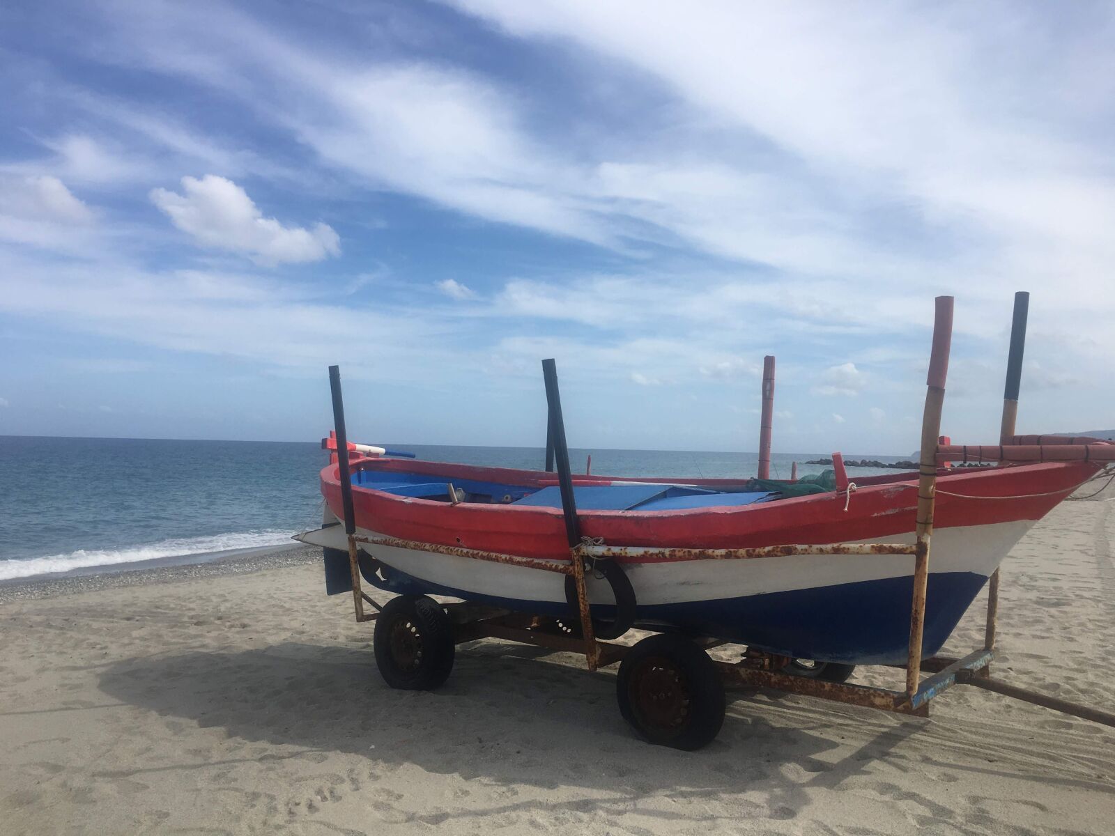 Apple iPhone 6s sample photo. Boat, sea, landscape photography