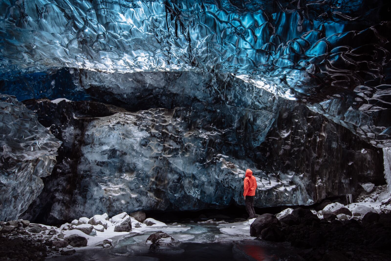 Nikon D750 sample photo. Glacier, ice cave, iceland photography