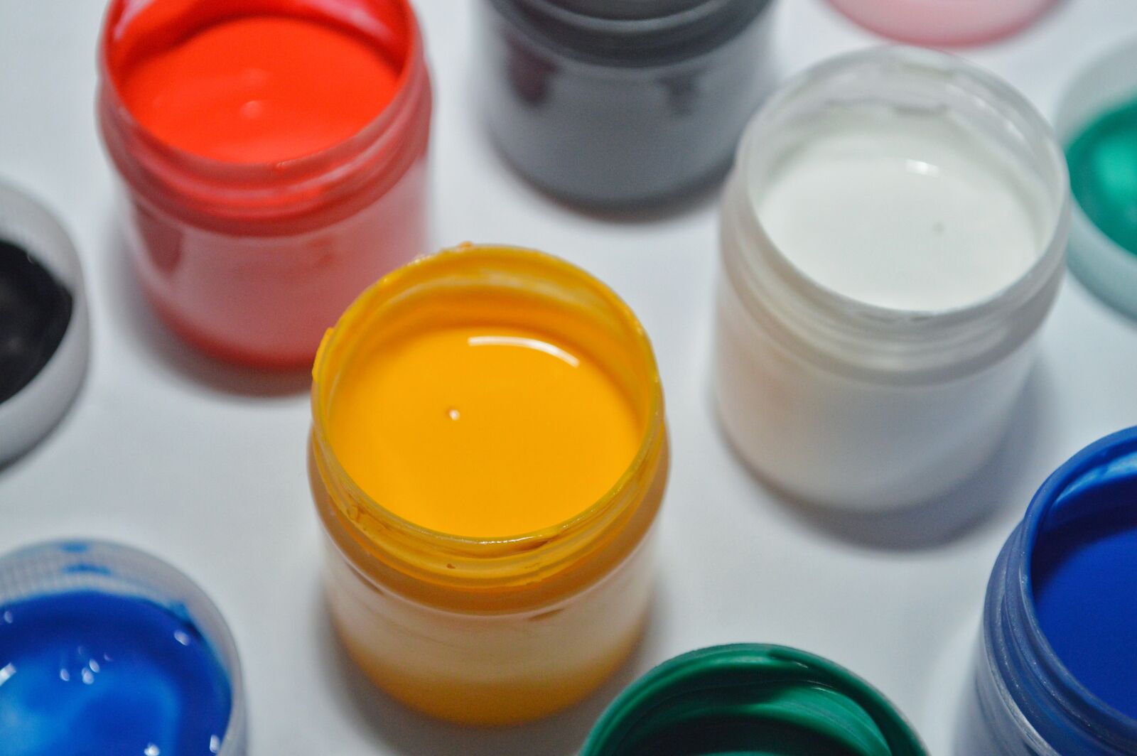Nikon D3200 sample photo. Colors, paints, studio photography