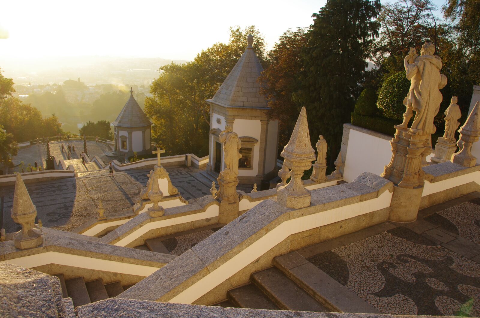 Pentax K-5 sample photo. Sunset, bom jesus sanctuary photography