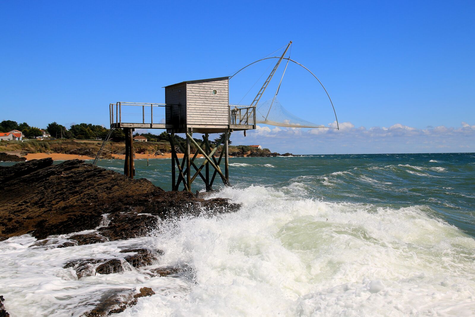 Canon EOS 70D sample photo. Wave, sea, fishing photography