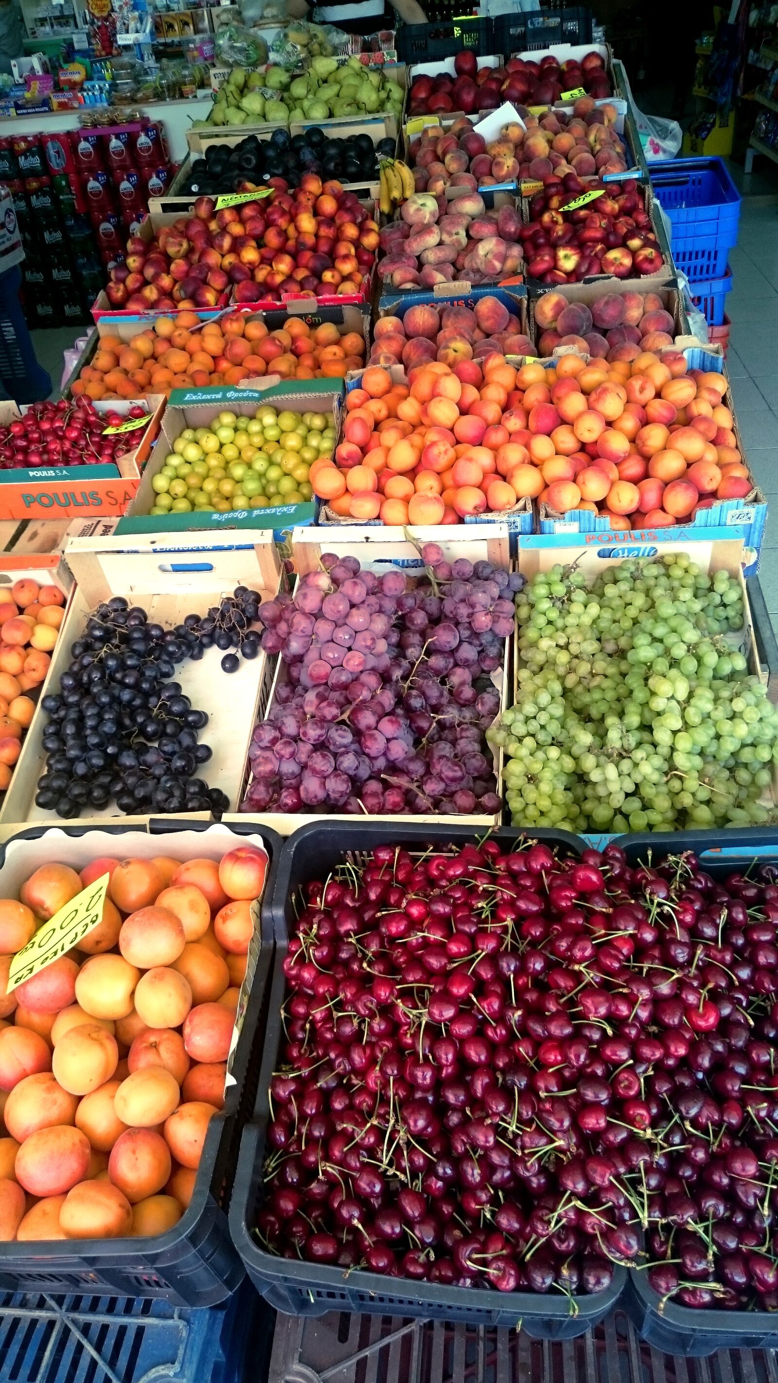 Sony Xperia Z3 sample photo. Fruit, cherry, tangerines photography