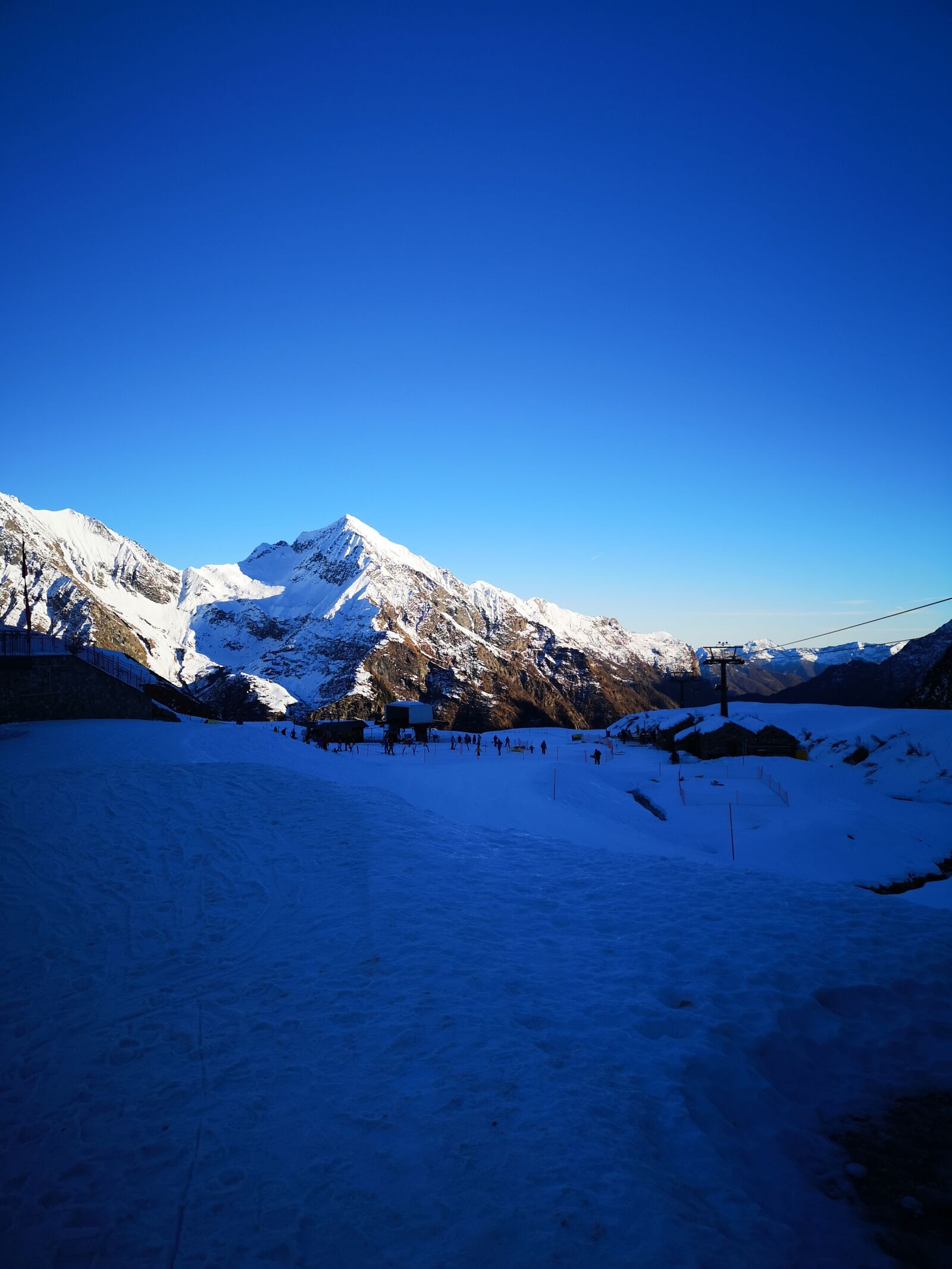 HUAWEI CLT-L09 sample photo. Mountain, snow, piemonte photography