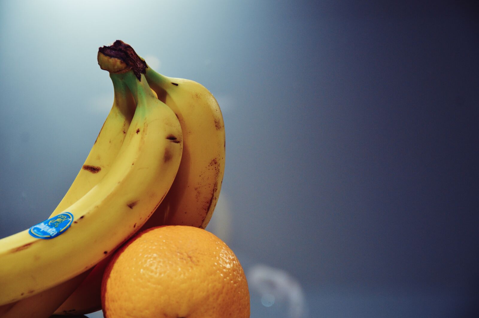 Nikon D3200 sample photo. Bananas, orange, fruits photography