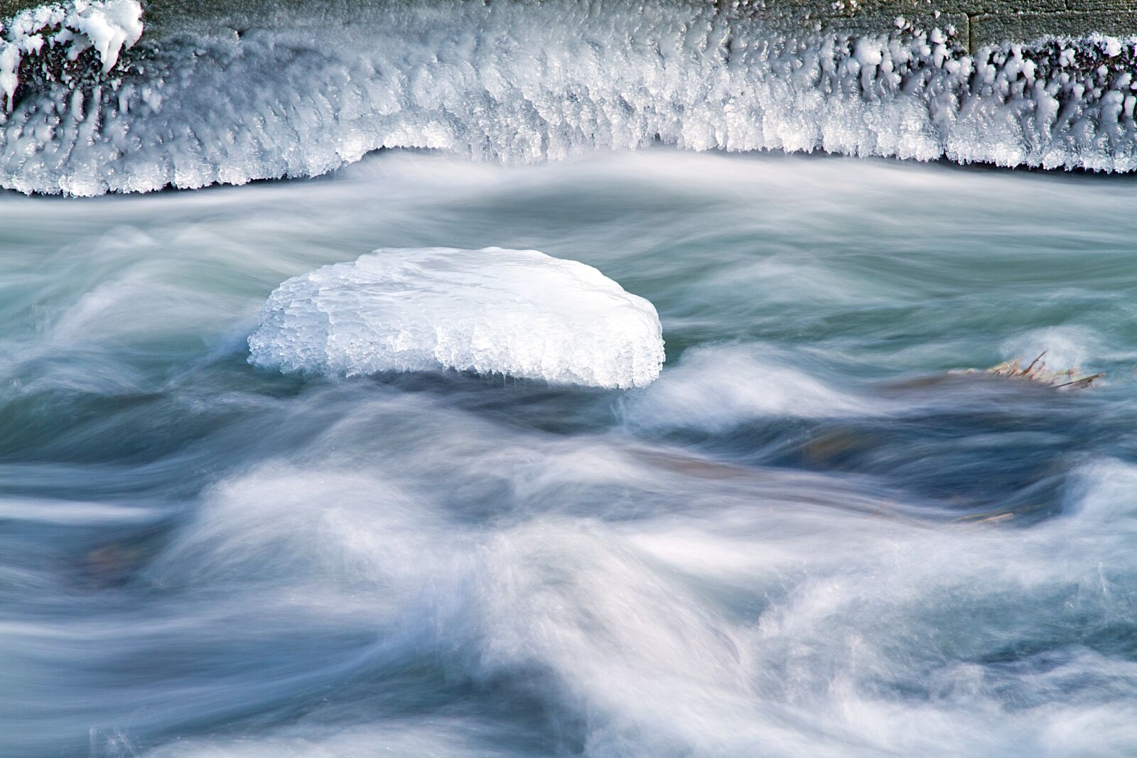 Canon EOS 7D sample photo. Ice on the saale photography