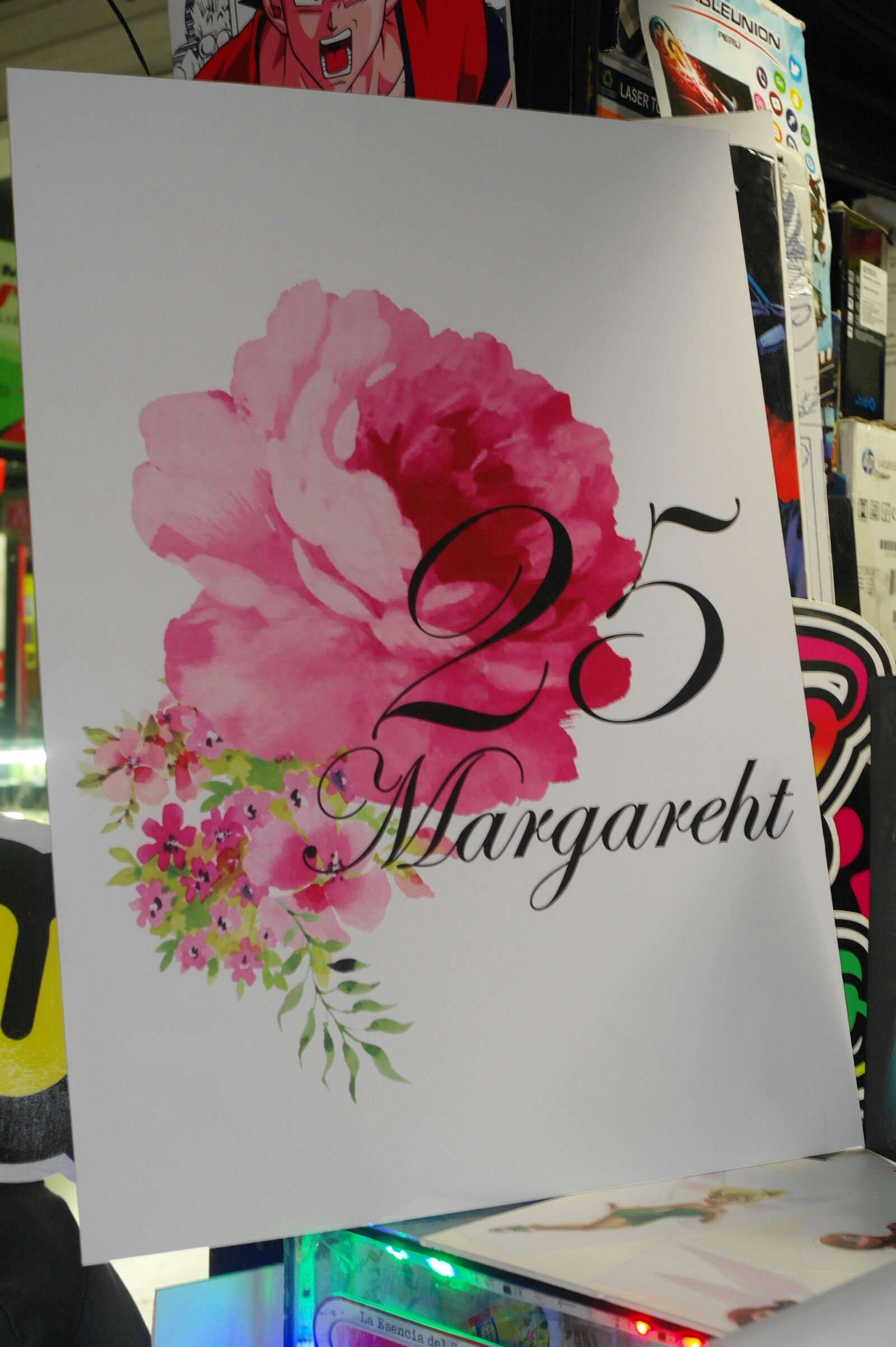 Samsung NX10 sample photo. Cuadro, rosas, 25years photography