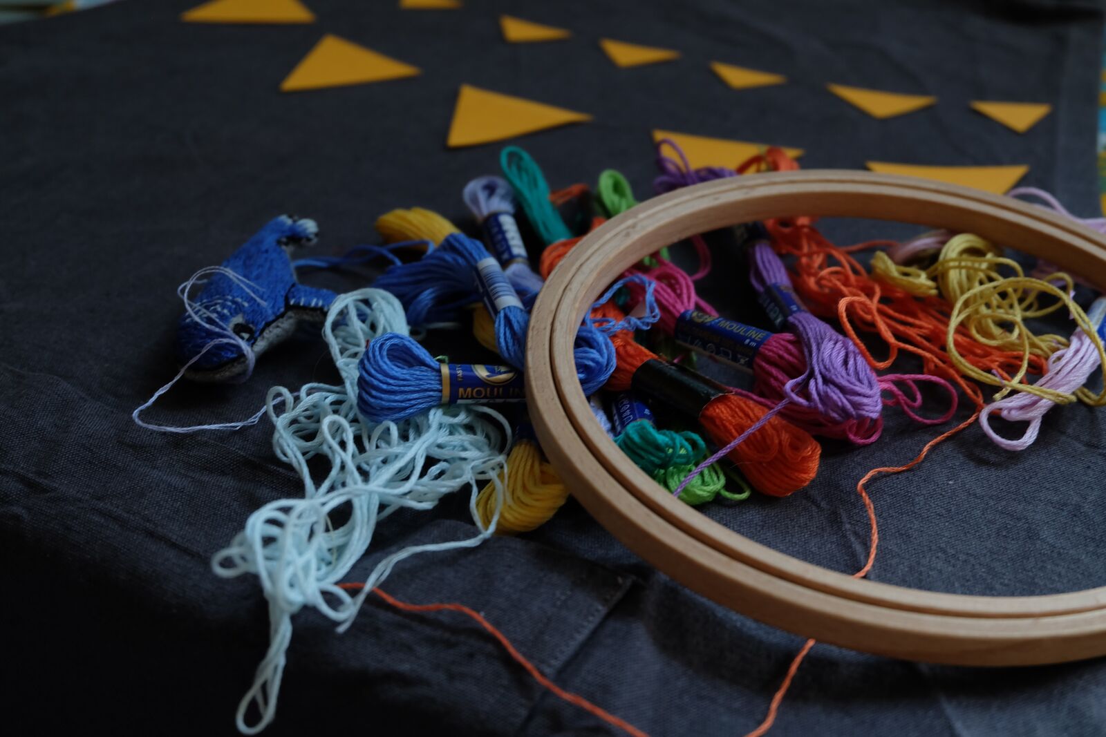 Fujifilm X-A2 + Fujifilm XC 16-50mm F3.5-5.6 OIS II sample photo. Embroidery, colors, creative photography