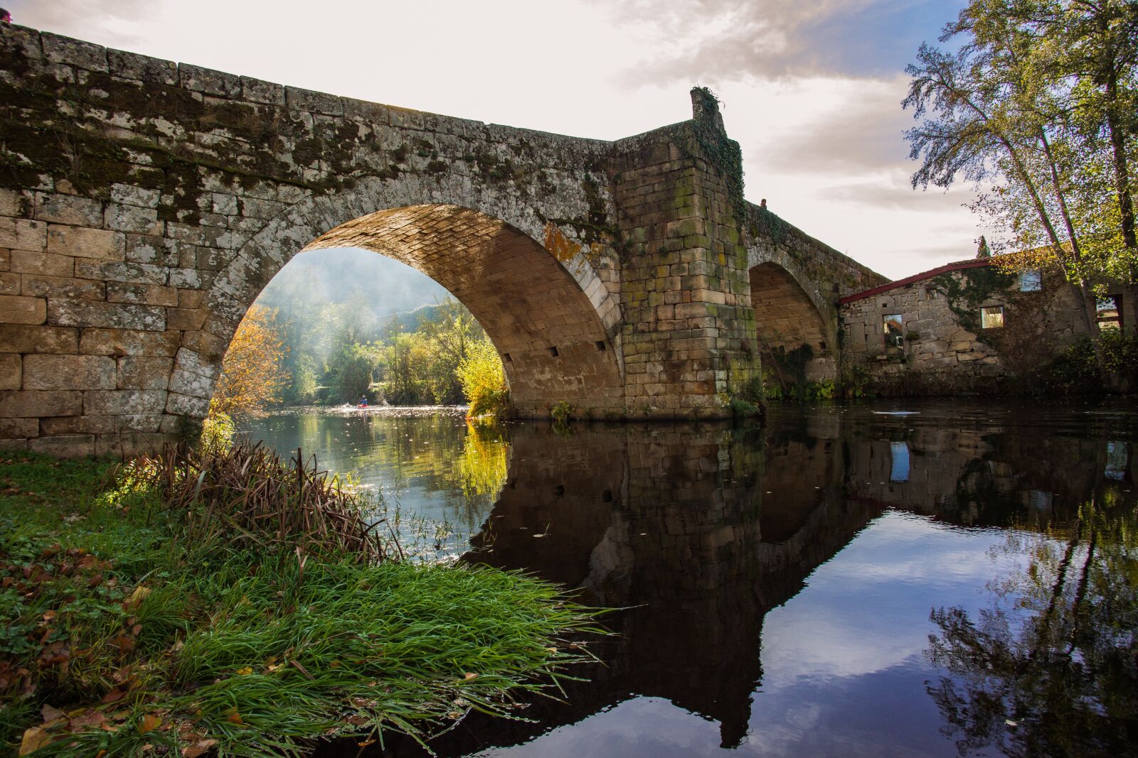 Nikon D800 sample photo. River, bridge, reflection photography