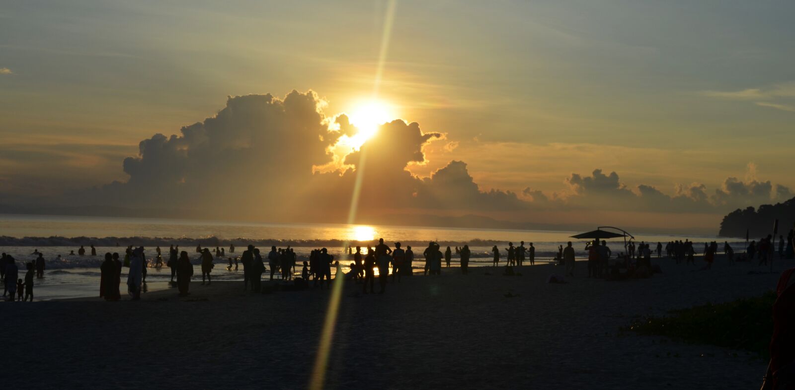 Nikon D5100 sample photo. Sunset, beach photography