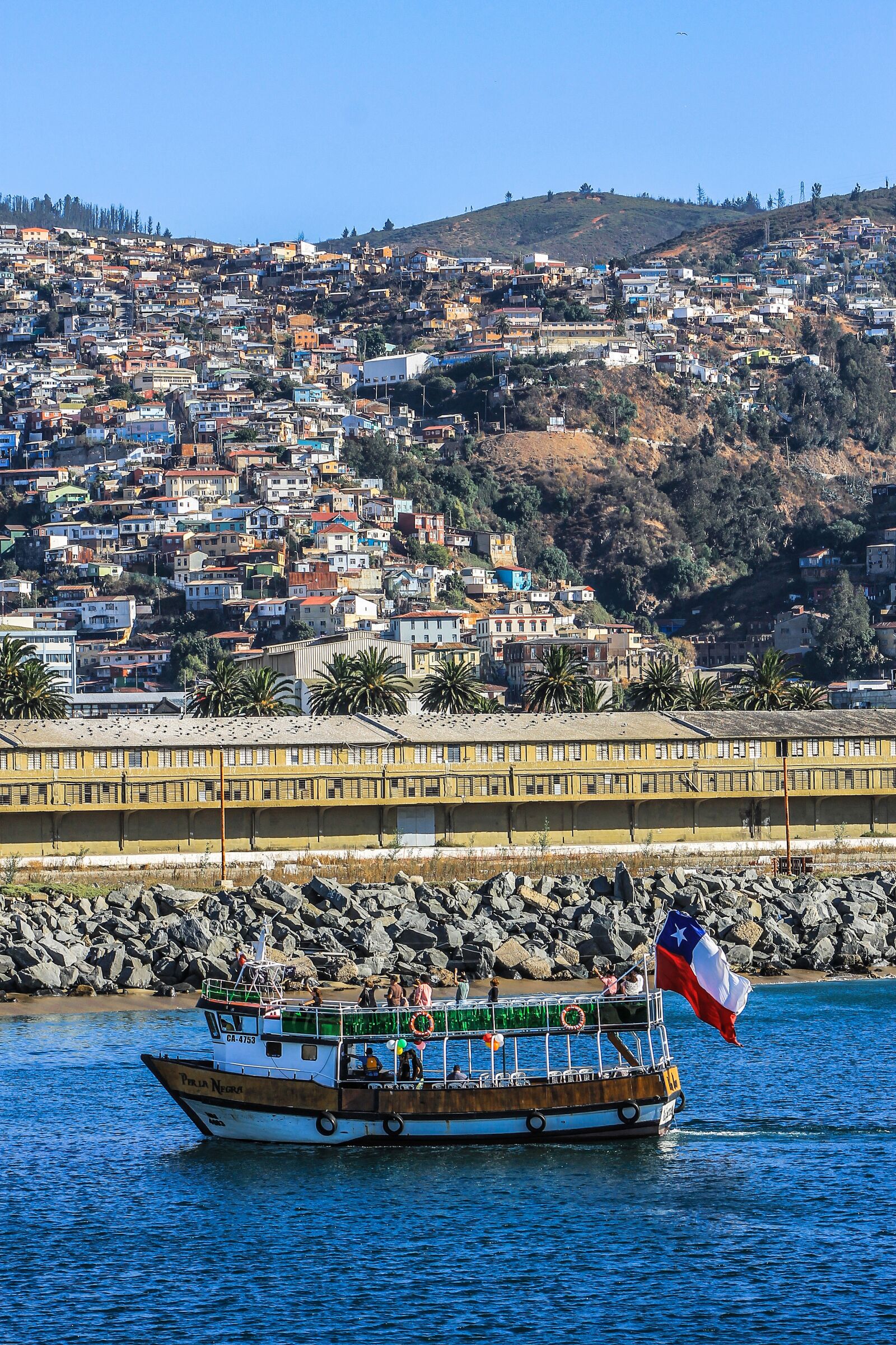 Canon EF 75-300mm f/4-5.6 sample photo. Chile, sea, baron dock photography