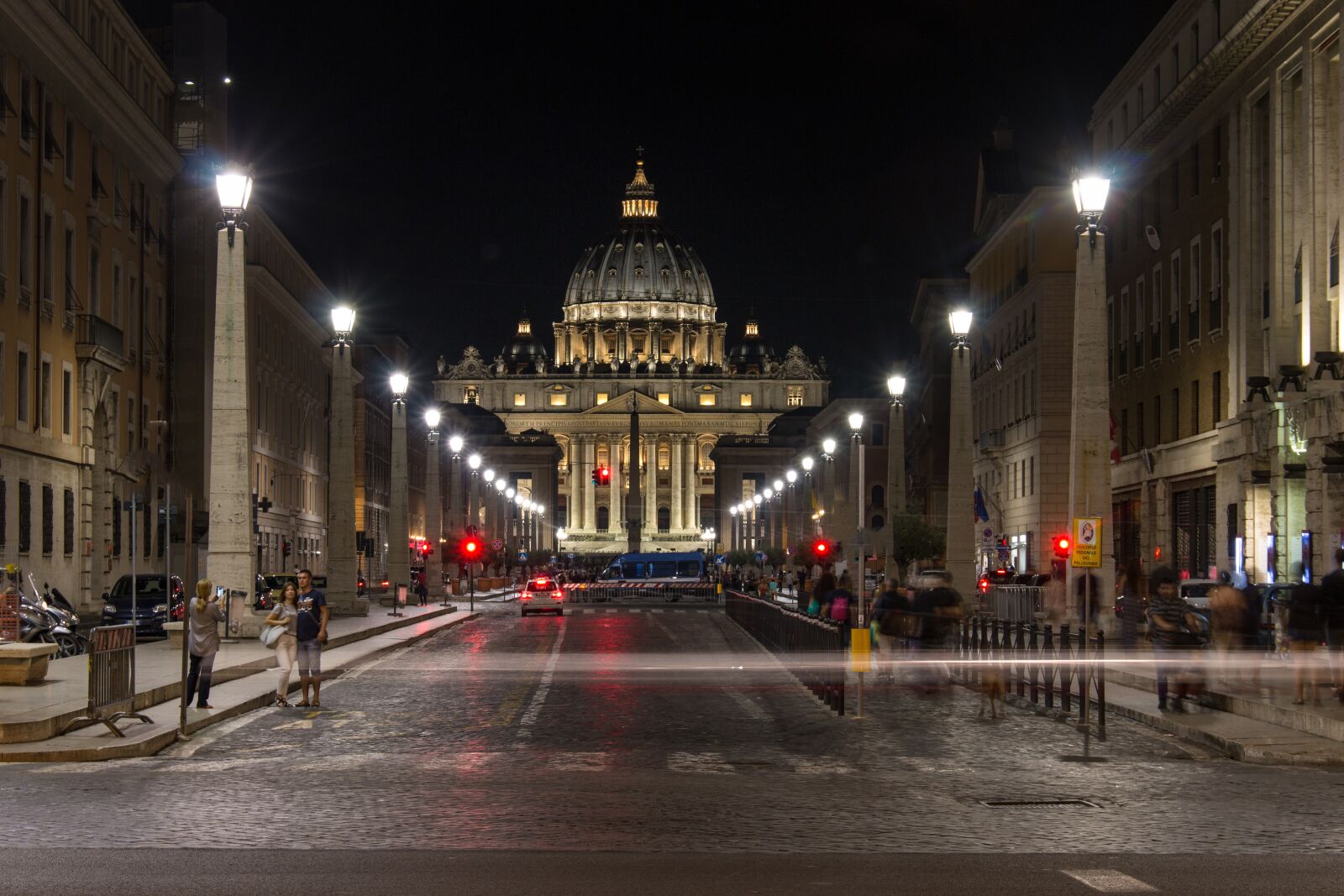 Canon EF 24-105mm F3.5-5.6 IS STM sample photo. Rome, night, italy photography