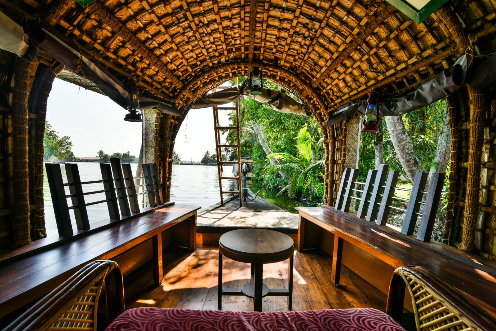 Nikon D750 sample photo. Houseboat, backwater, water photography