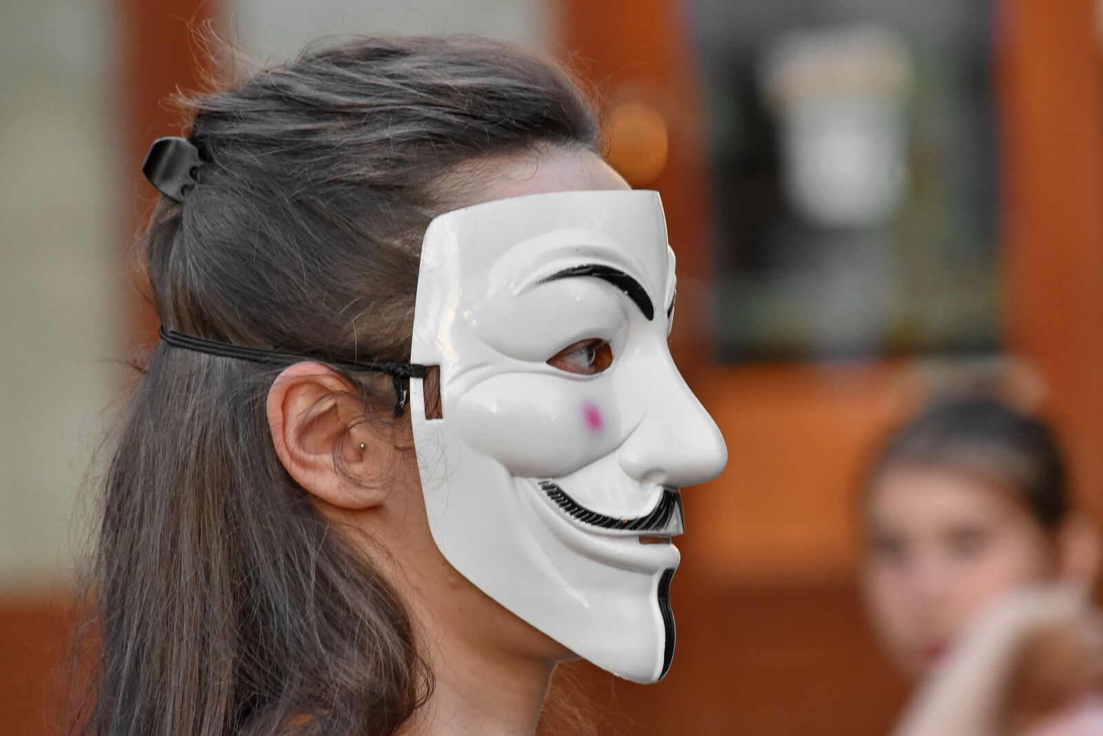Nikon D5500 sample photo. Mask, face, covering, woman photography