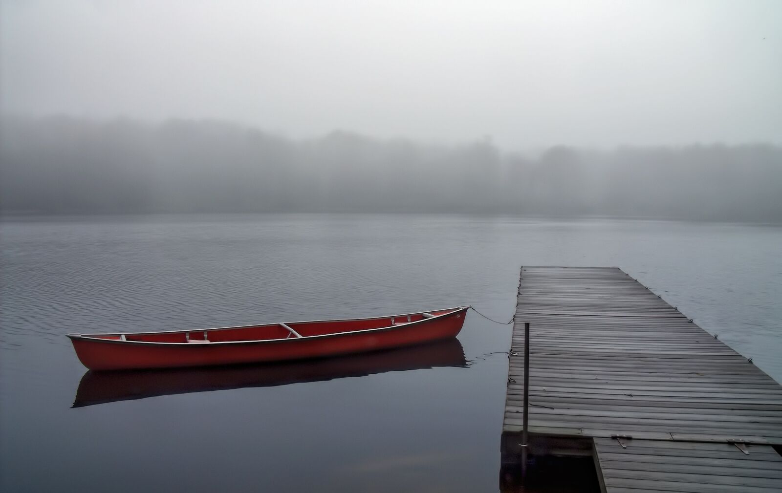 Fujifilm FinePix J110W sample photo. Lake, fog, water photography