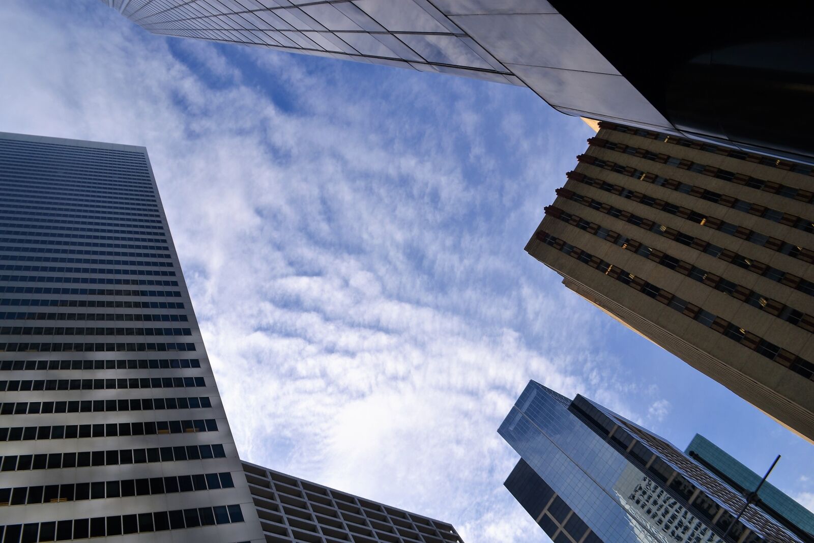 Nikon D3100 sample photo. Houston, texas, office buildings photography