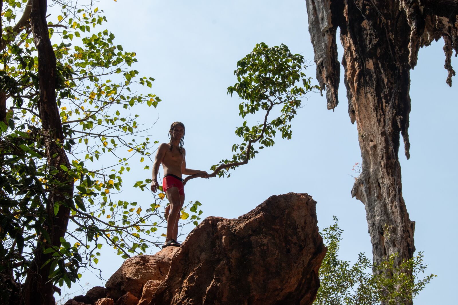 Nikon D5600 sample photo. Mountains, rocks, climber photography