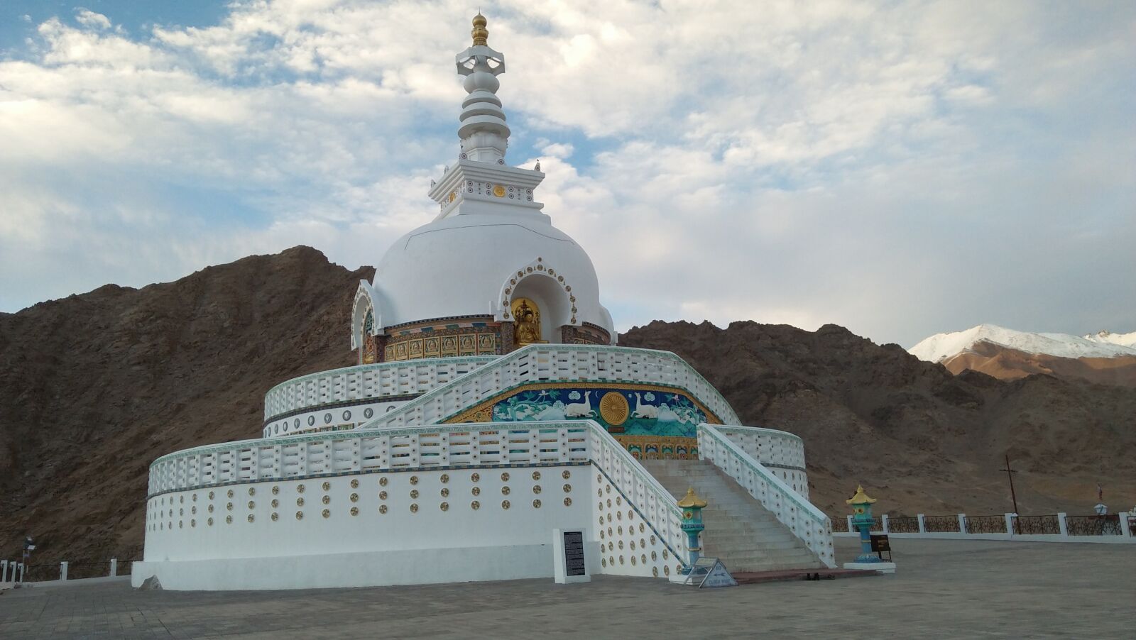 OPPO A37fw-International sample photo. Shanti stupa, stupa, ladakh photography