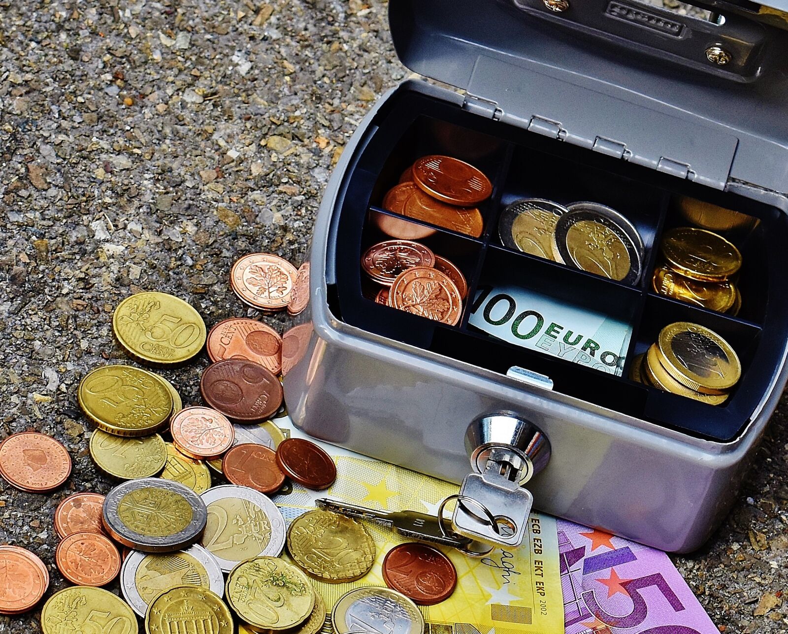 Nikon D7200 sample photo. Cashbox, money, currency photography