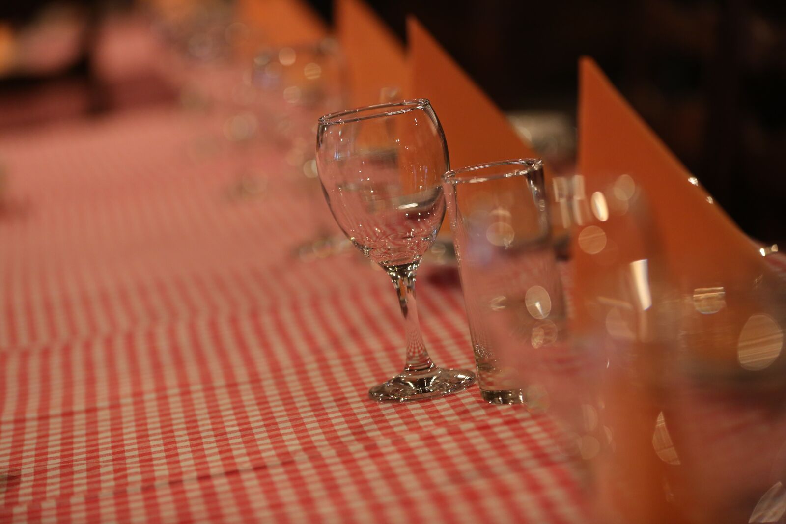 Canon EOS 5D Mark III sample photo. Crystal, dining area, glasses photography