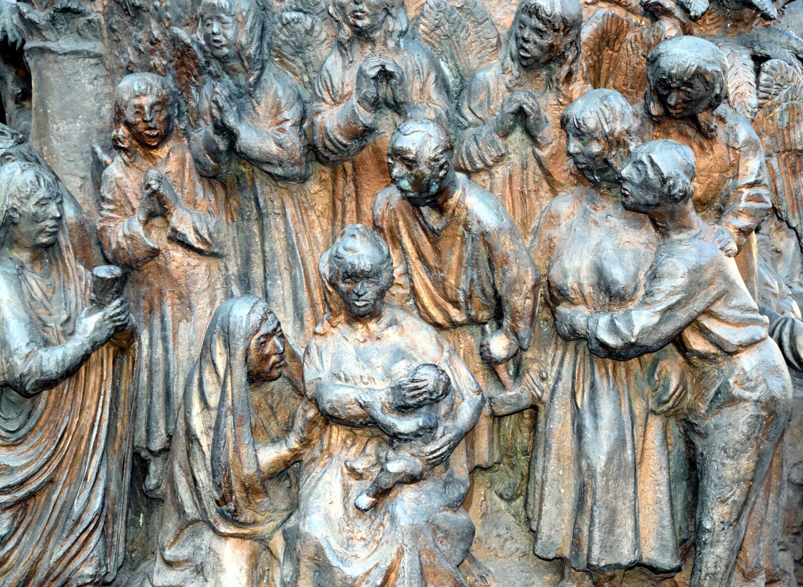 Nikon D3300 sample photo. Sculpture, figurengruppe, bronze photography