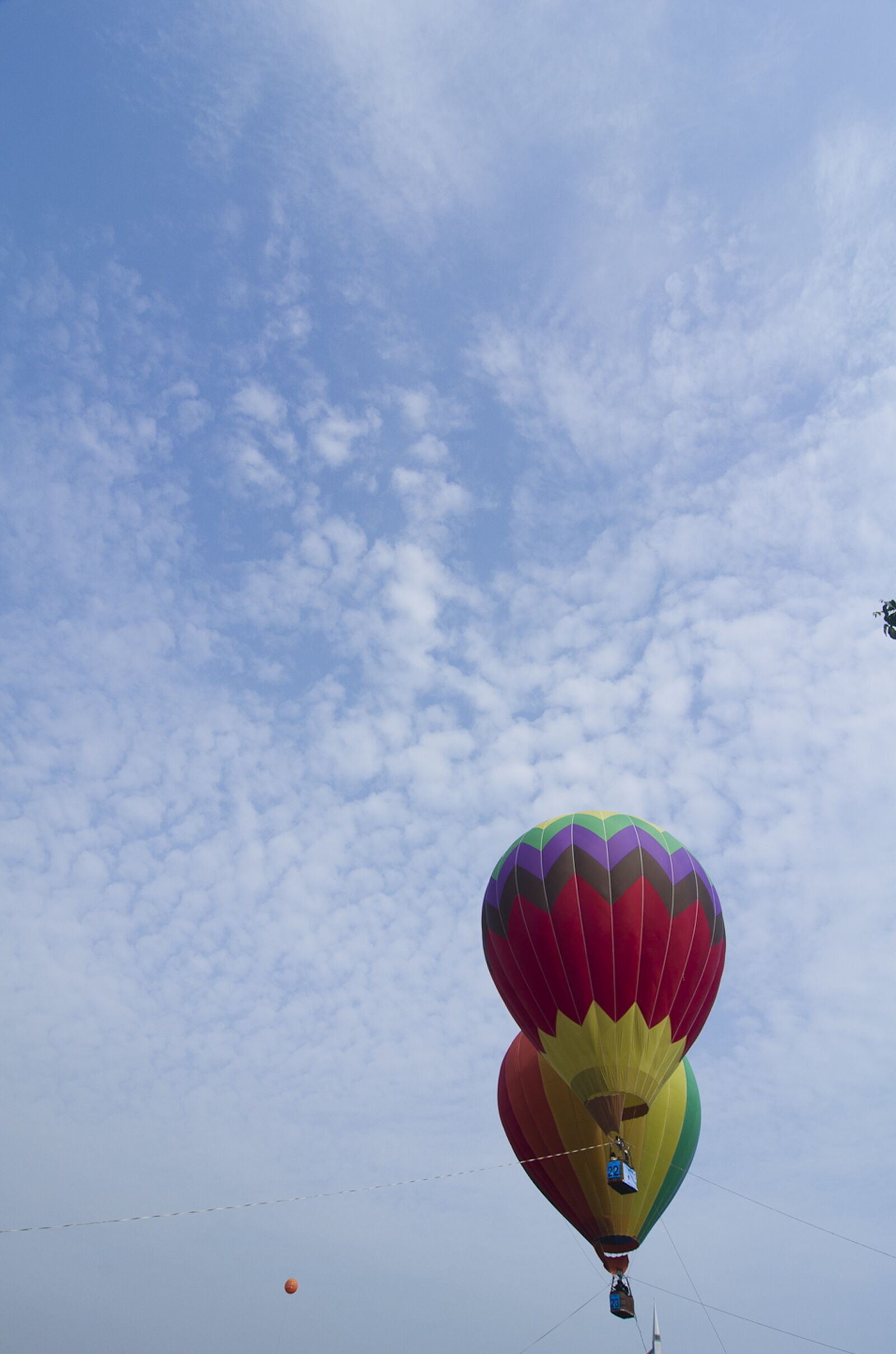 Nikon D7000 sample photo. Ballon, hot ballon, blue photography