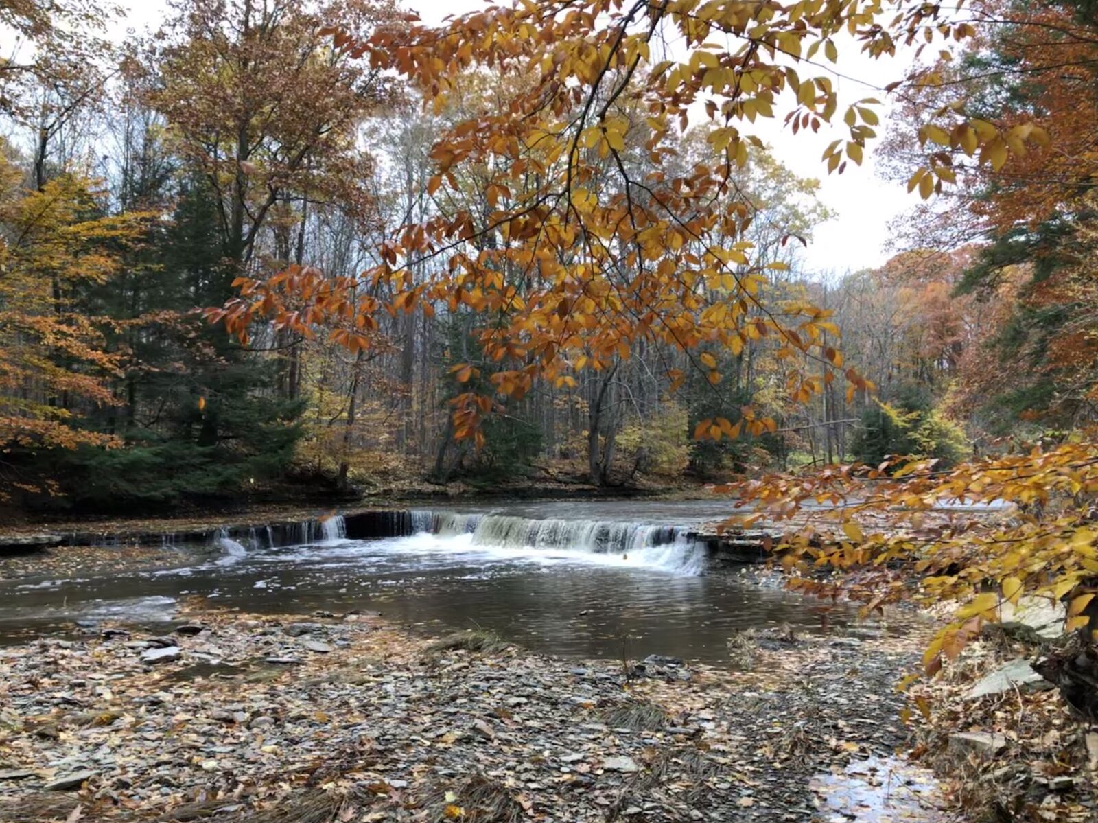 iPhone 8 Plus back dual camera 3.99mm f/1.8 sample photo. Waterfall, fall, water photography