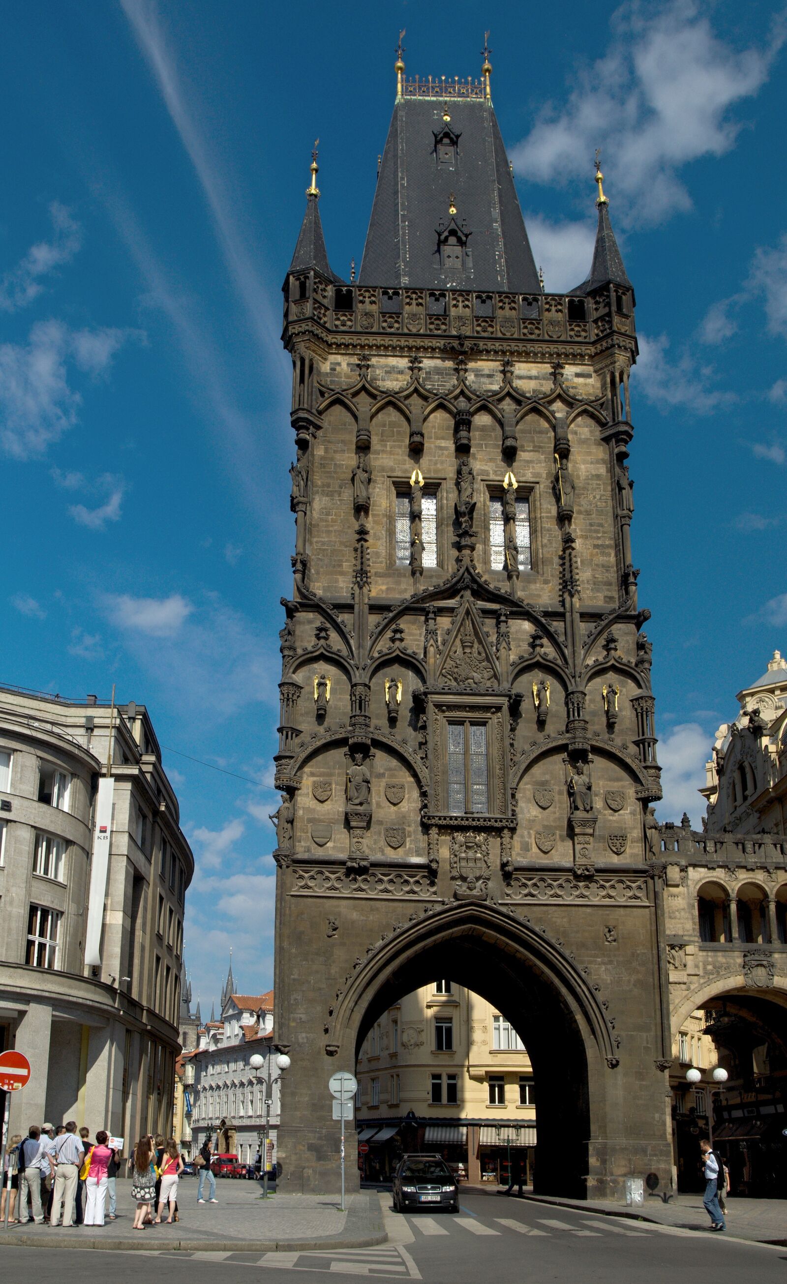 Nikon D90 sample photo. The powder tower, prague photography
