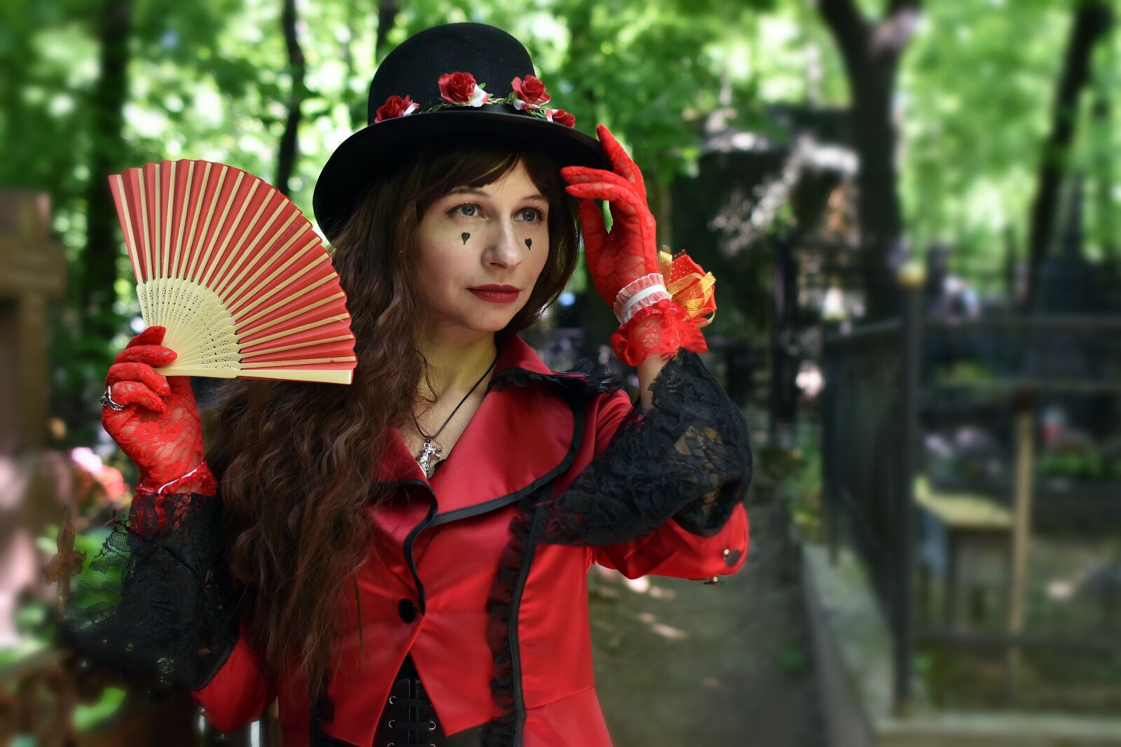 Nikon D5500 sample photo. Gothic, cosplay, victorian style photography